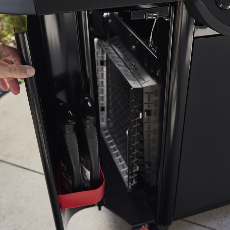 Gasgrill Weber Genesis E-330WR, Stealth Edition, inklusive Drehspieß – Bild 3