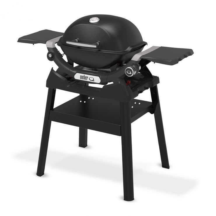 Weber Gasgrill Q 1200N mit Stand, Black – Bild 4