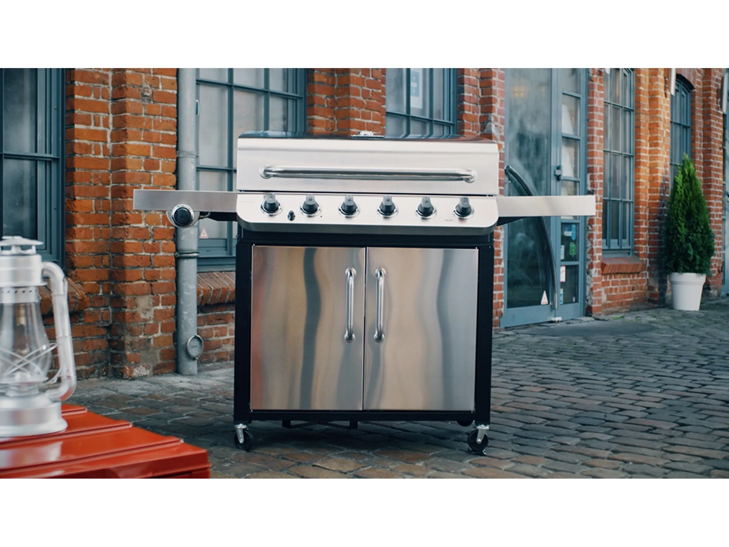 Char-Broil Gasgrill Convective 640 S mit 6 Brennern und Seitenkocher Edelstahl – Bild 2