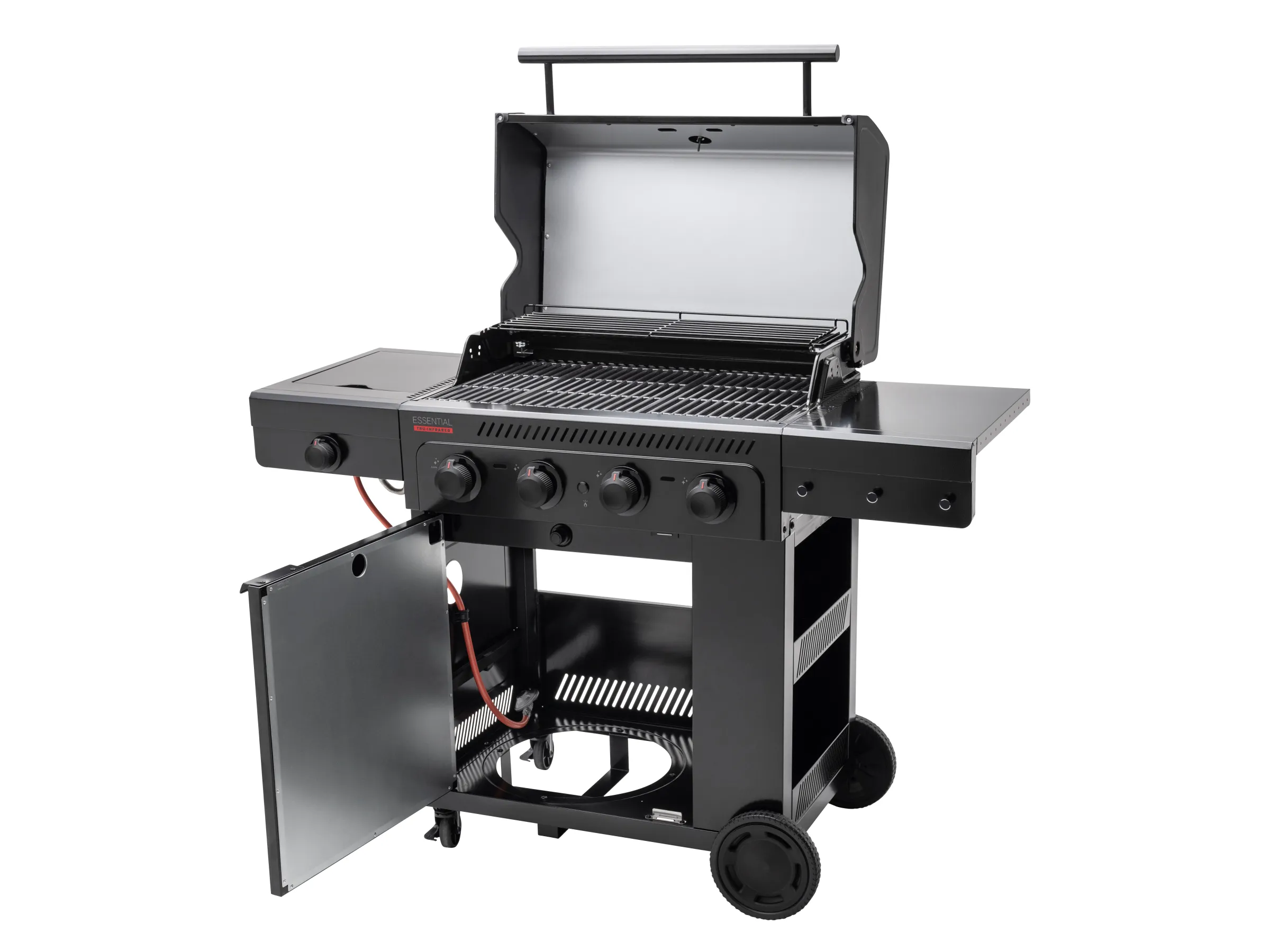 Char-Broil Gasgrill Essential 4 G mit Seitenbrenner und Tru-Infrared Technology – Bild 5