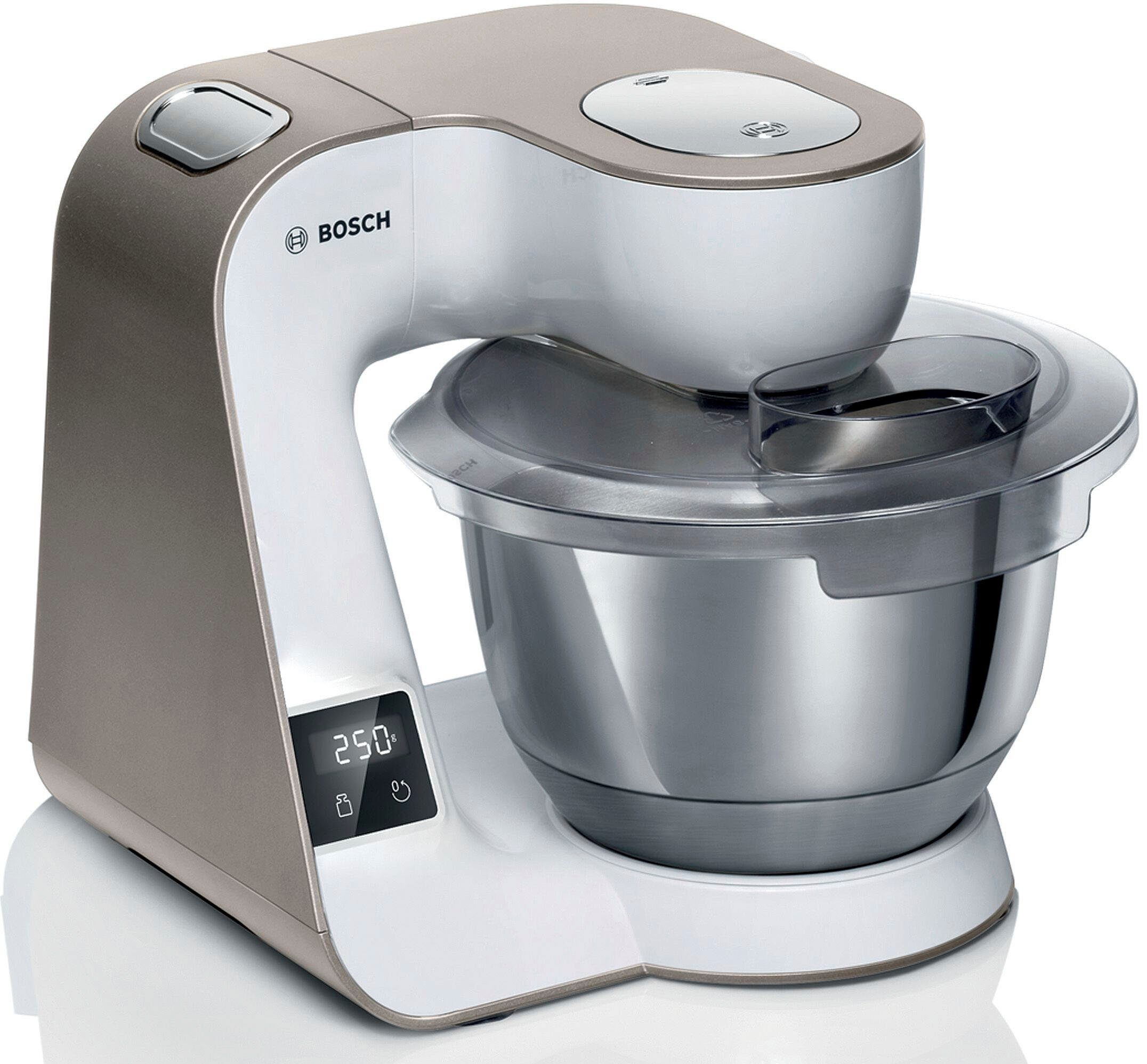 Küchenmaschine Serie 4 MUM5XW40, integr. Waage, Durchlaufschnitzler, weiß/champagner – Bild 2
