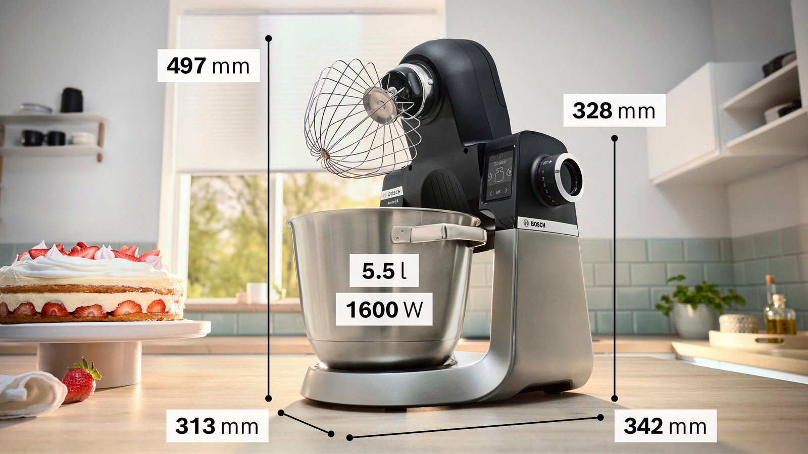 Küchenmaschine Serie 6 MUMS6ZS13D Automatikprogramme, integr. 1g Waage Durchlaufschnitzler – Bild 12