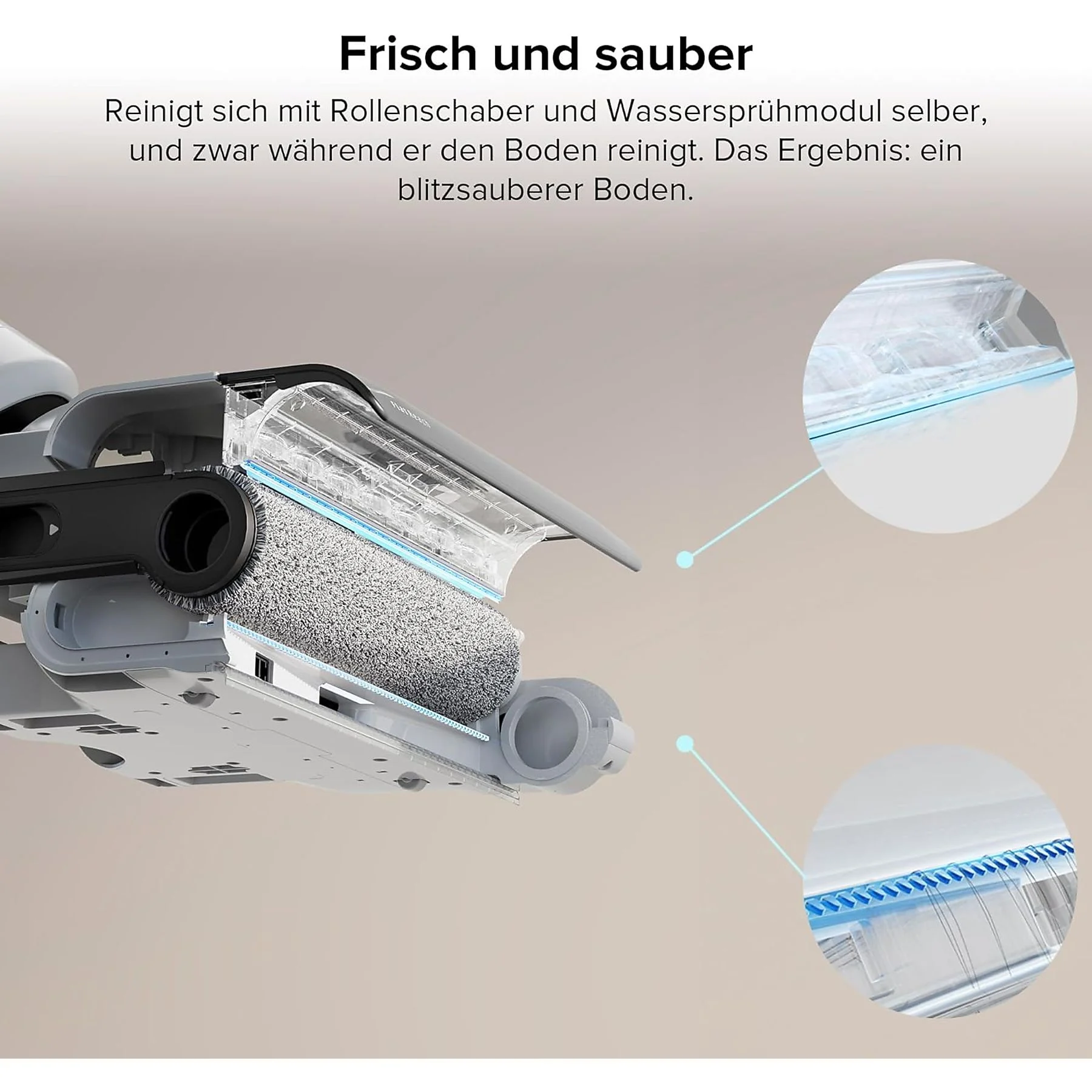 ROBOROCK Flexi Lite Nass Trockensauger,Trocknende,17kPa Nass-Trockensauger, Weiß – Bild 7
