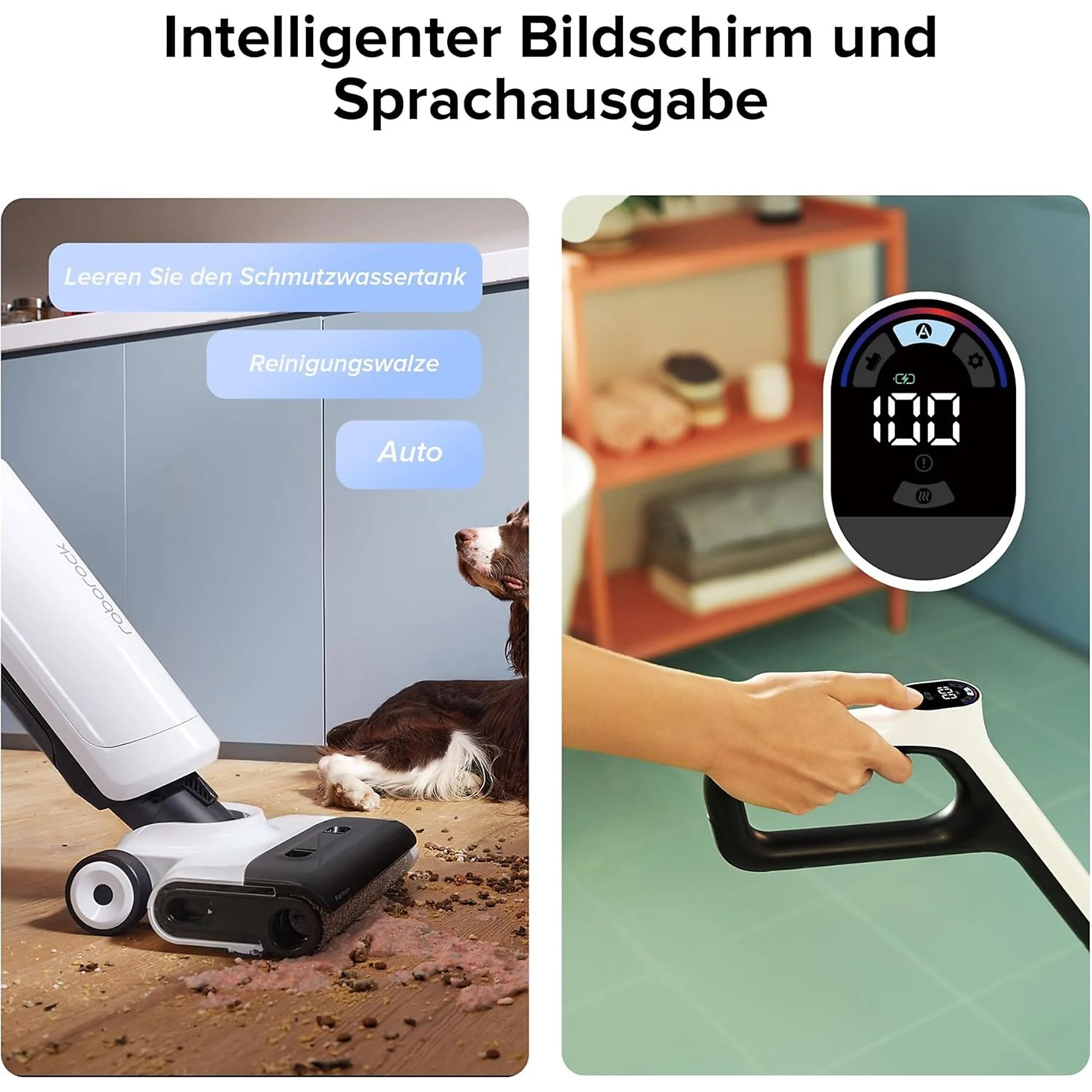 ROBOROCK Flexi Lite Nass Trockensauger,Trocknende,17kPa Nass-Trockensauger, Weiß – Bild 3