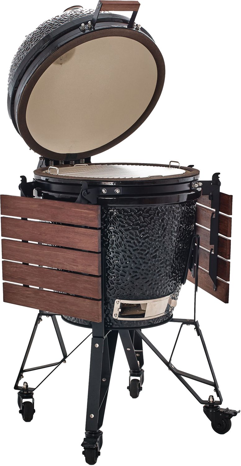 The Bastard Keramikgrill Classic Large - Complete - schwarz glänzend - inkl. YETI ROADIE 24 Kühlbox Navy – Bild 6