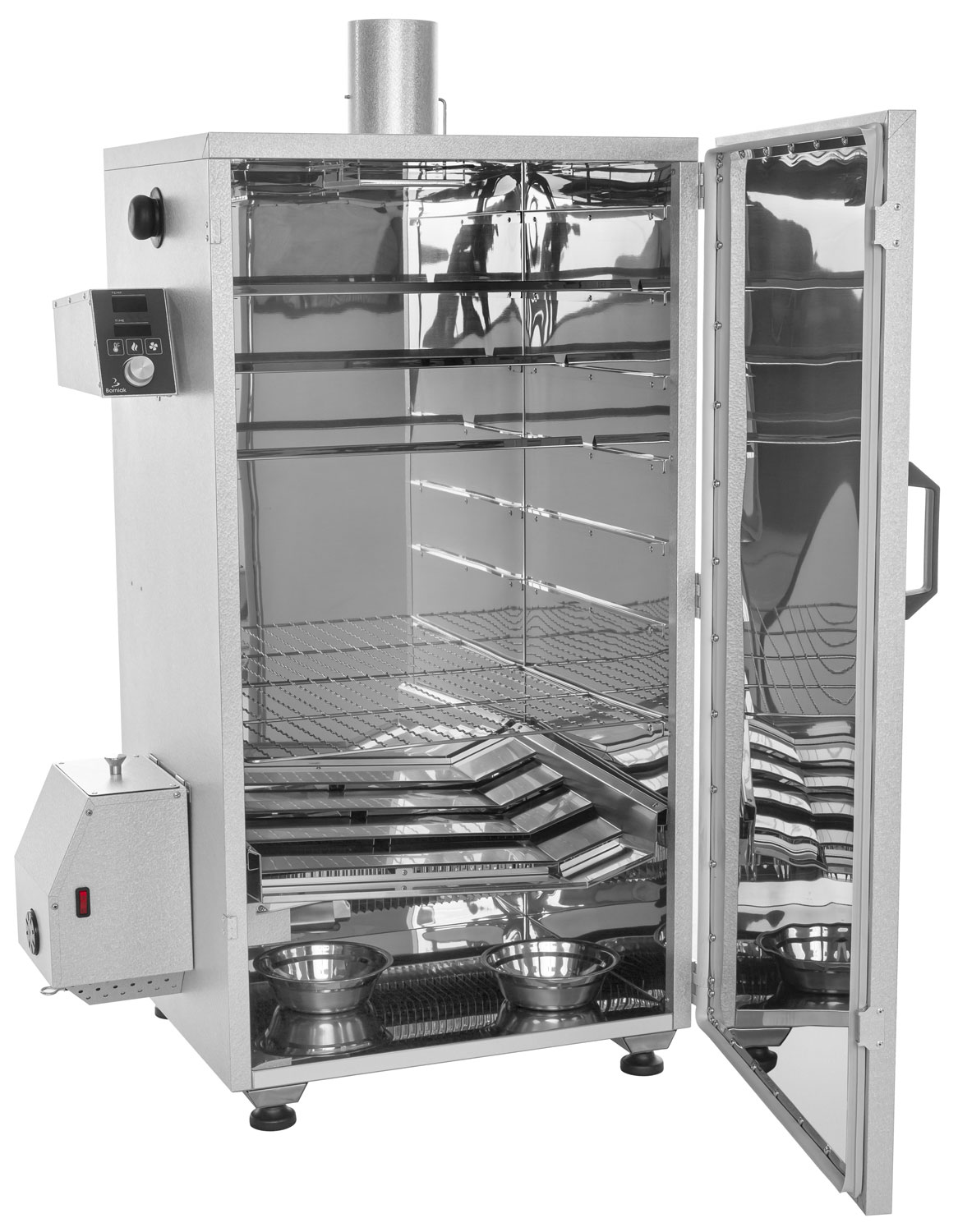 Borniak Räucherofen Digital UWDT 150 Alu/Zink Version 1.4 mit Timer – Bild 3