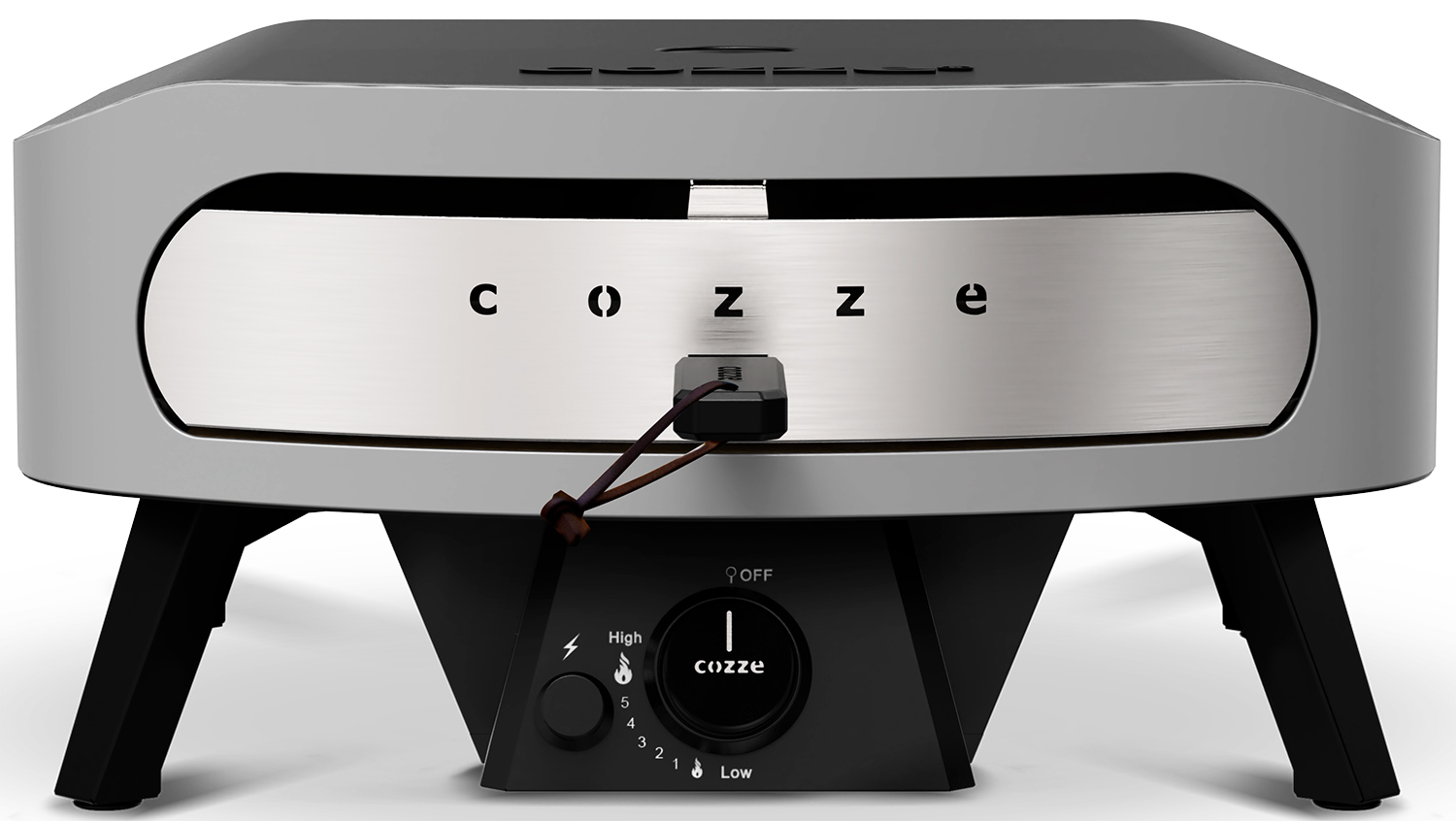 COZZE Pizzaofen Gas CLASSIC 42,5 cm 17" inkl. Hitzeschild & Abdeckhaube – Bild 2