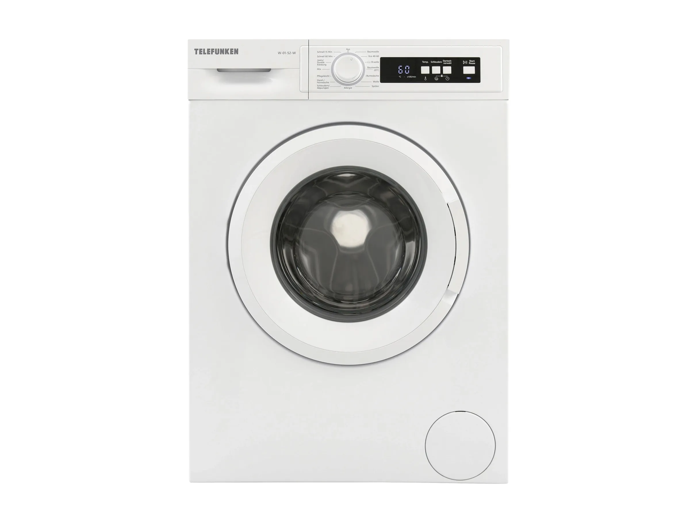 Telefunken Waschmaschine 5kg 1000 U/Min W-01-52-W weiß – Bild 6