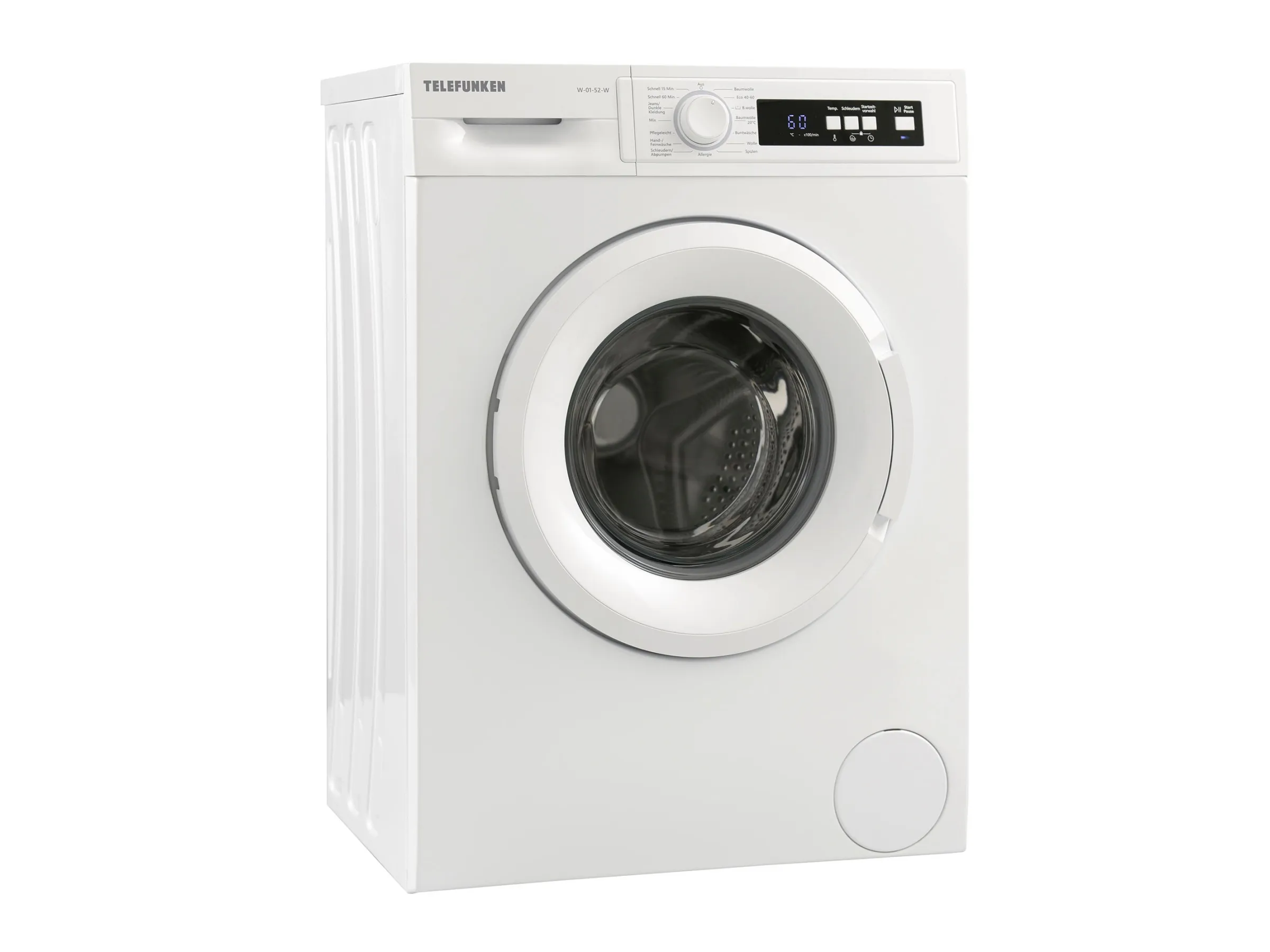 Telefunken Waschmaschine 5kg 1000 U/Min W-01-52-W weiß – Bild 2