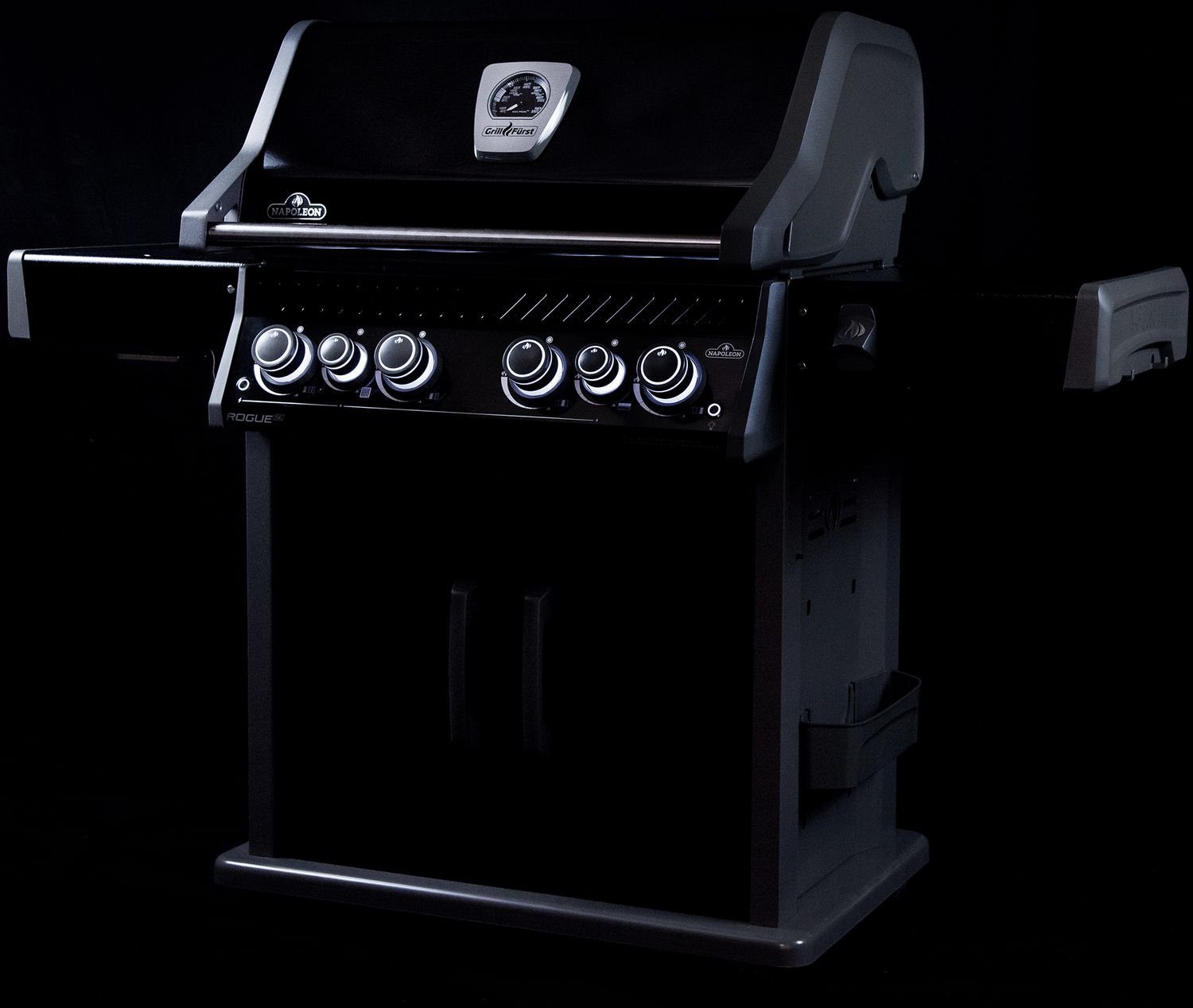 Napoleon Rogue SE 525 all blackmit Sizzle Zone und Heckbrenner inkl. Full Size Plancha als Plancha Grill – Bild 4