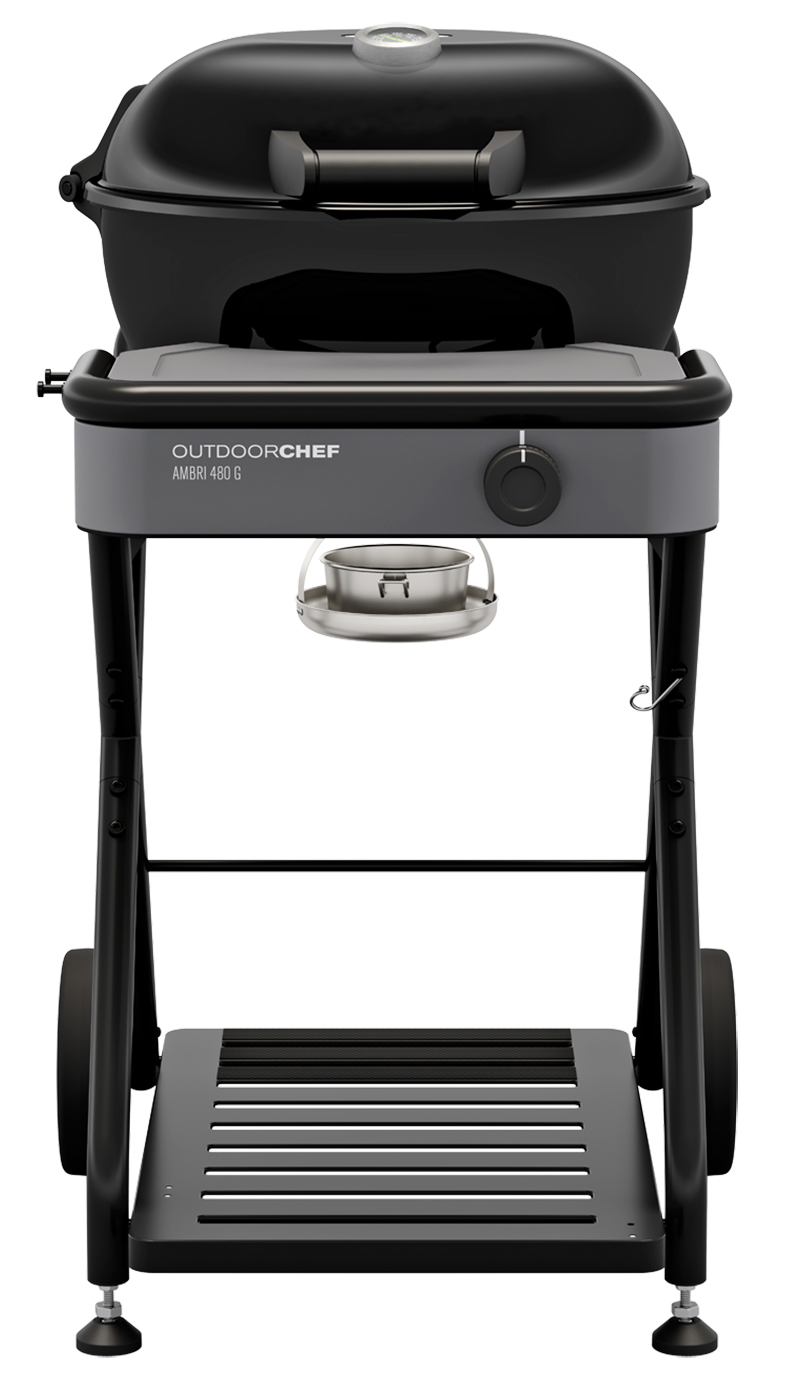 Outdoorchef Gas Kugelgrill Ambri 480 G Evo nkl. Abdeckhaube und Unterbau Kit – Bild 5