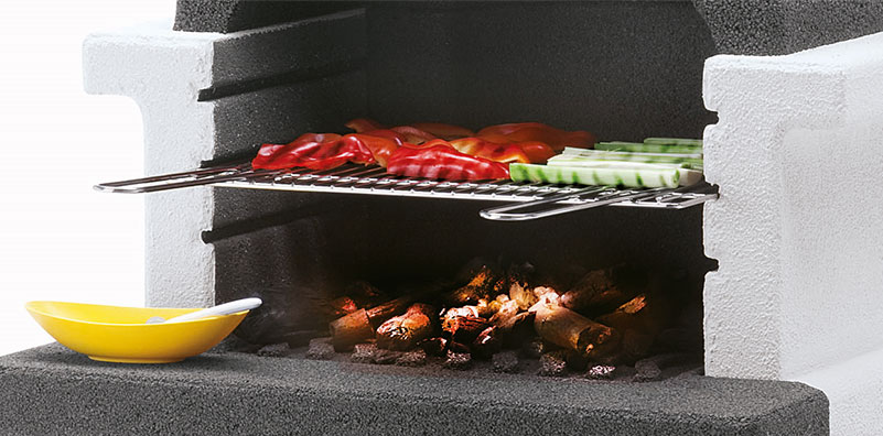 Palazzetti Grillkamin inkl. Montagematerial Aral black – Bild 3