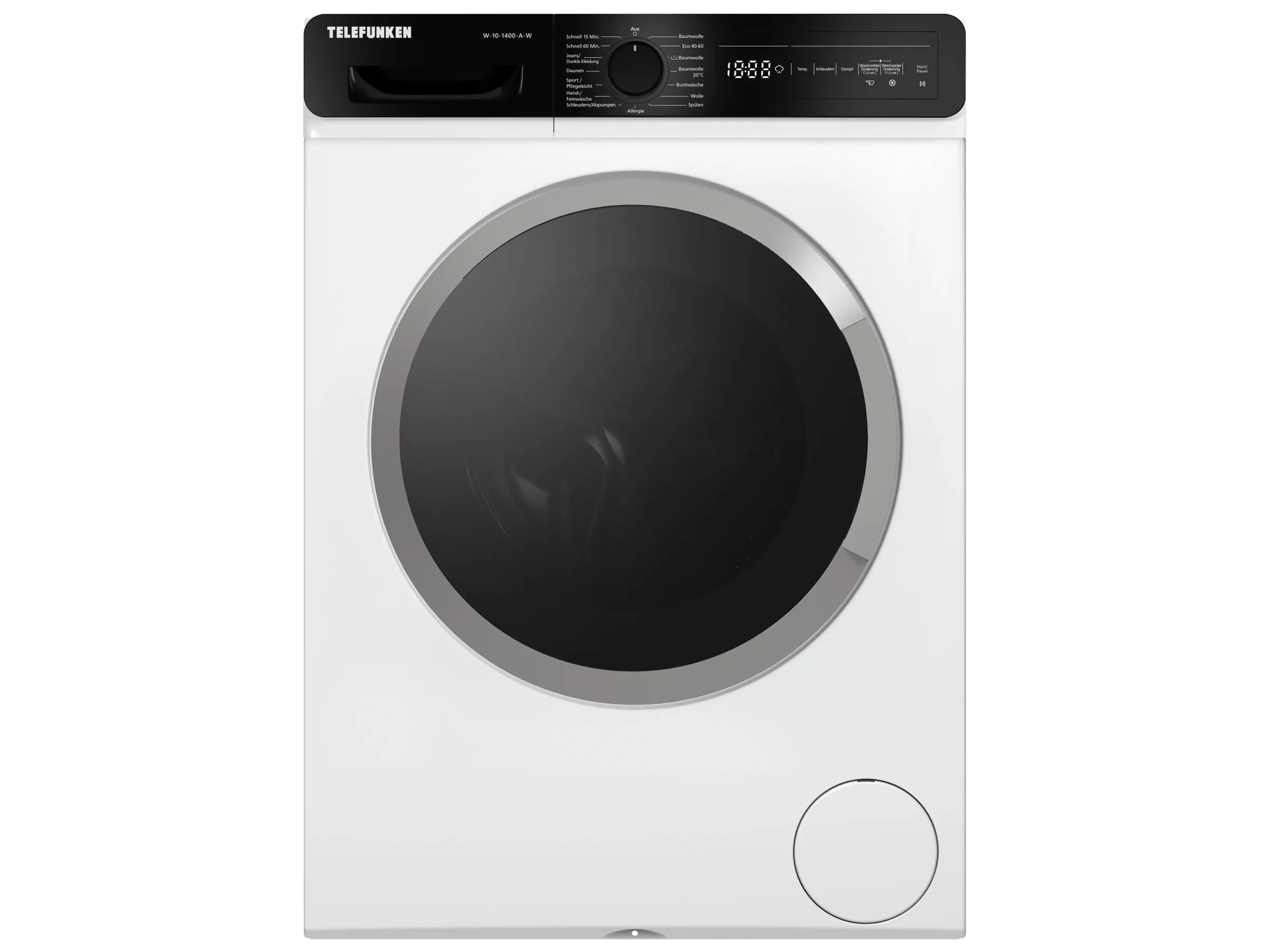 Telefunken Waschmaschine 10kg 1400 U/Min W-10-1400-A-W