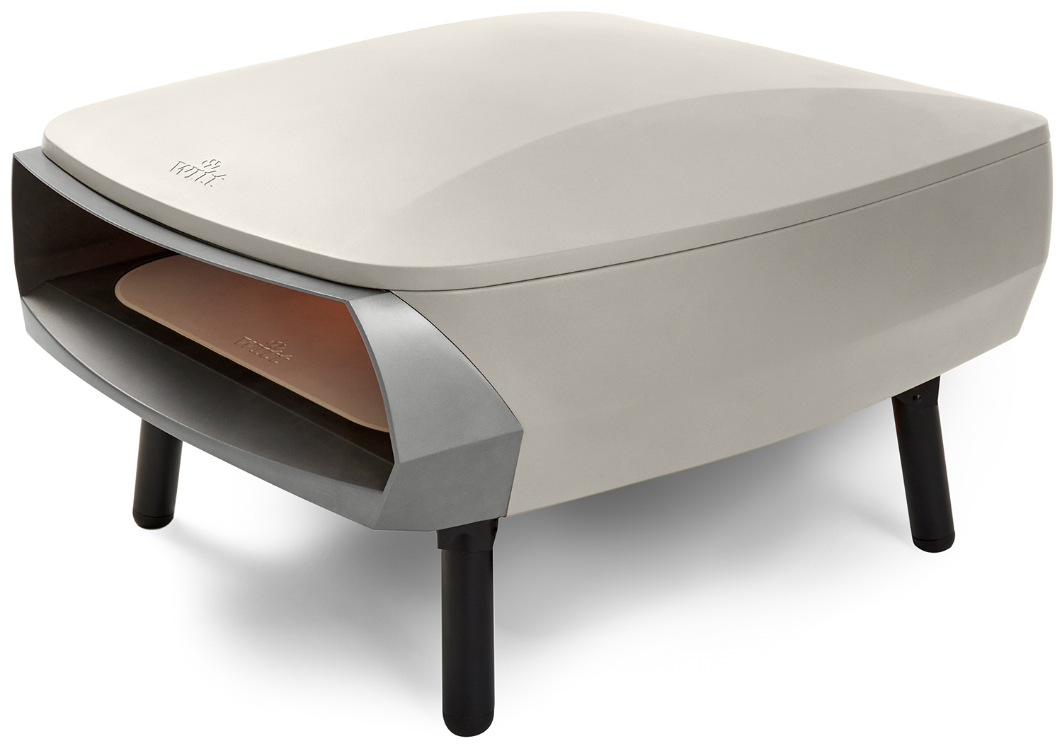 Witt Pizzaofen Gas Etna Fermo 16" matt creme inkl. Pizzaschieber 36 cm + Pizzawender – Bild 7