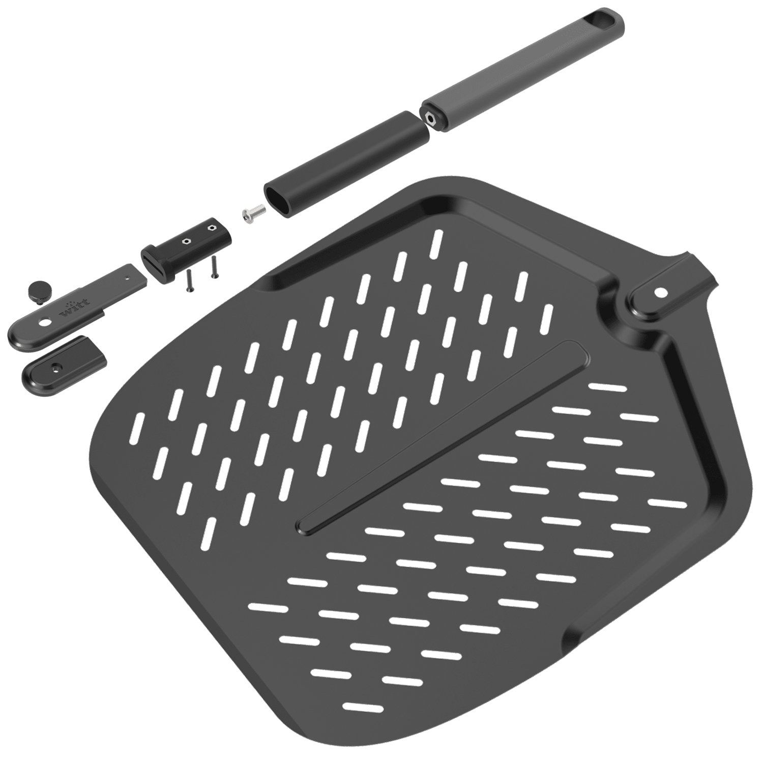 Witt Pizzaofen Etna Rotante 16" Control matt schwarz inkl. Pizza Tisch, Black Edition Pizzaschieber & Pizzaschneider – Bild 8