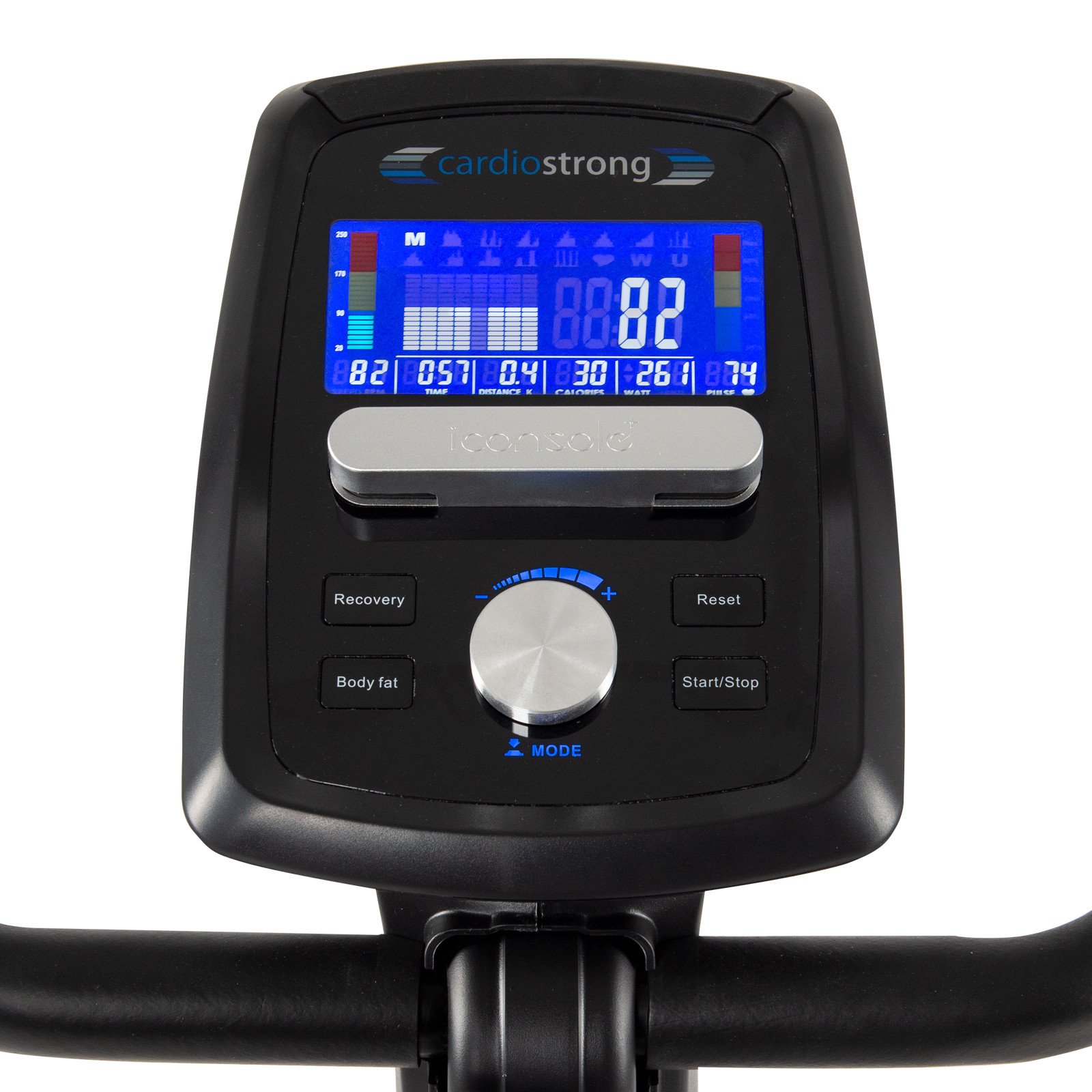Cardiostrong Ergometer BX30 Plus — Leiser Heimtrainer mit App-Kompatibilität (Kinomap, Zwift), 9 kg Schwungmasse, 10–350 Watt Leistung und Multigrip-Lenker – Bild 7