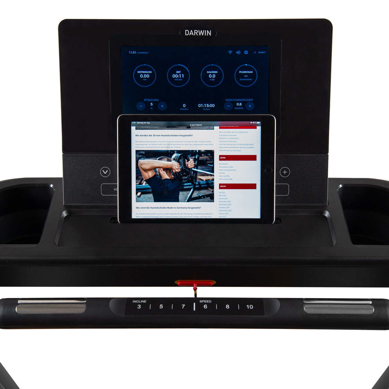 Darwin Laufband TM70 Touch – Bild 2
