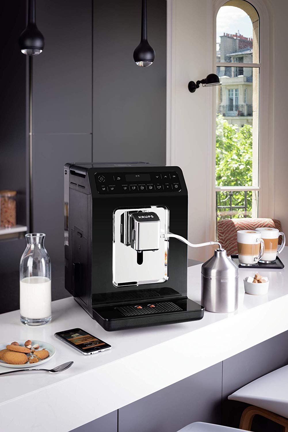 Krups EA 8908 Evidence Kaffeevollautomat OLED-Display, Quattro Force Technologie – Bild 5