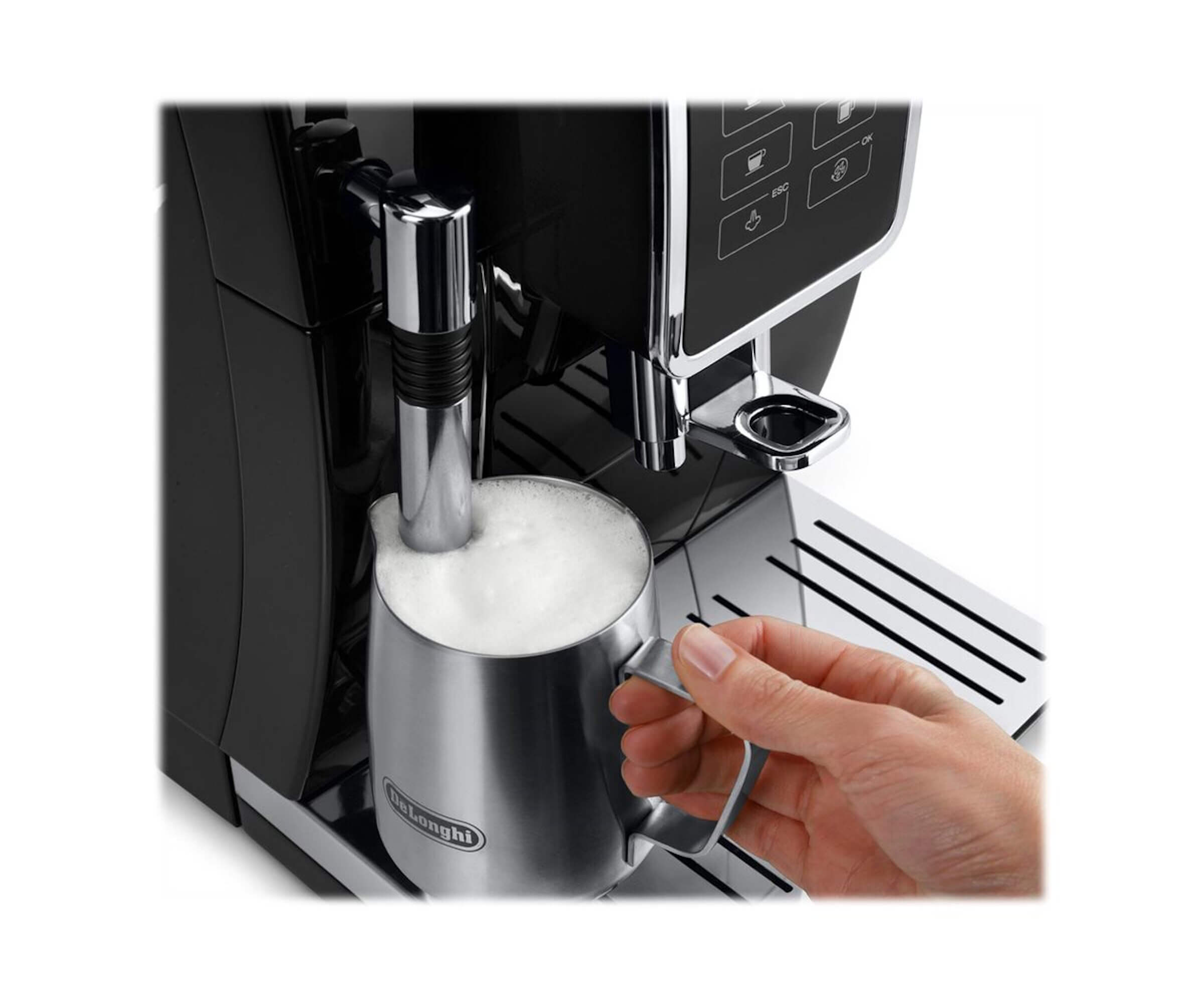 De'Longhi Dinamica ECAM 350.15.B Kaffeevollautomat mit Milchaufschäumdüse für Cappuccino – Bild 3
