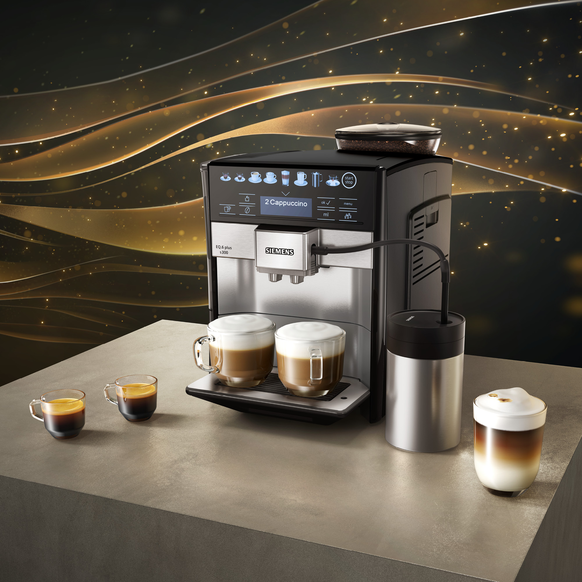 Siemens EQ.6 plus s300 TE653501DE Kaffeevollautomat Speicherung Profile – Bild 3