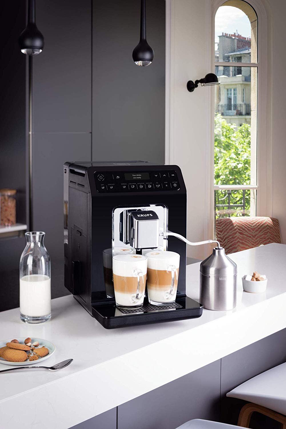 Krups EA 8908 Evidence Kaffeevollautomat OLED-Display, Quattro Force Technologie – Bild 6