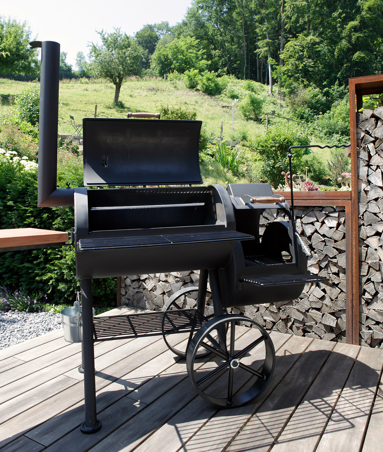 Grillfürst Smoker SK18 massiv und mit TOP Ausstattung – Bild 8