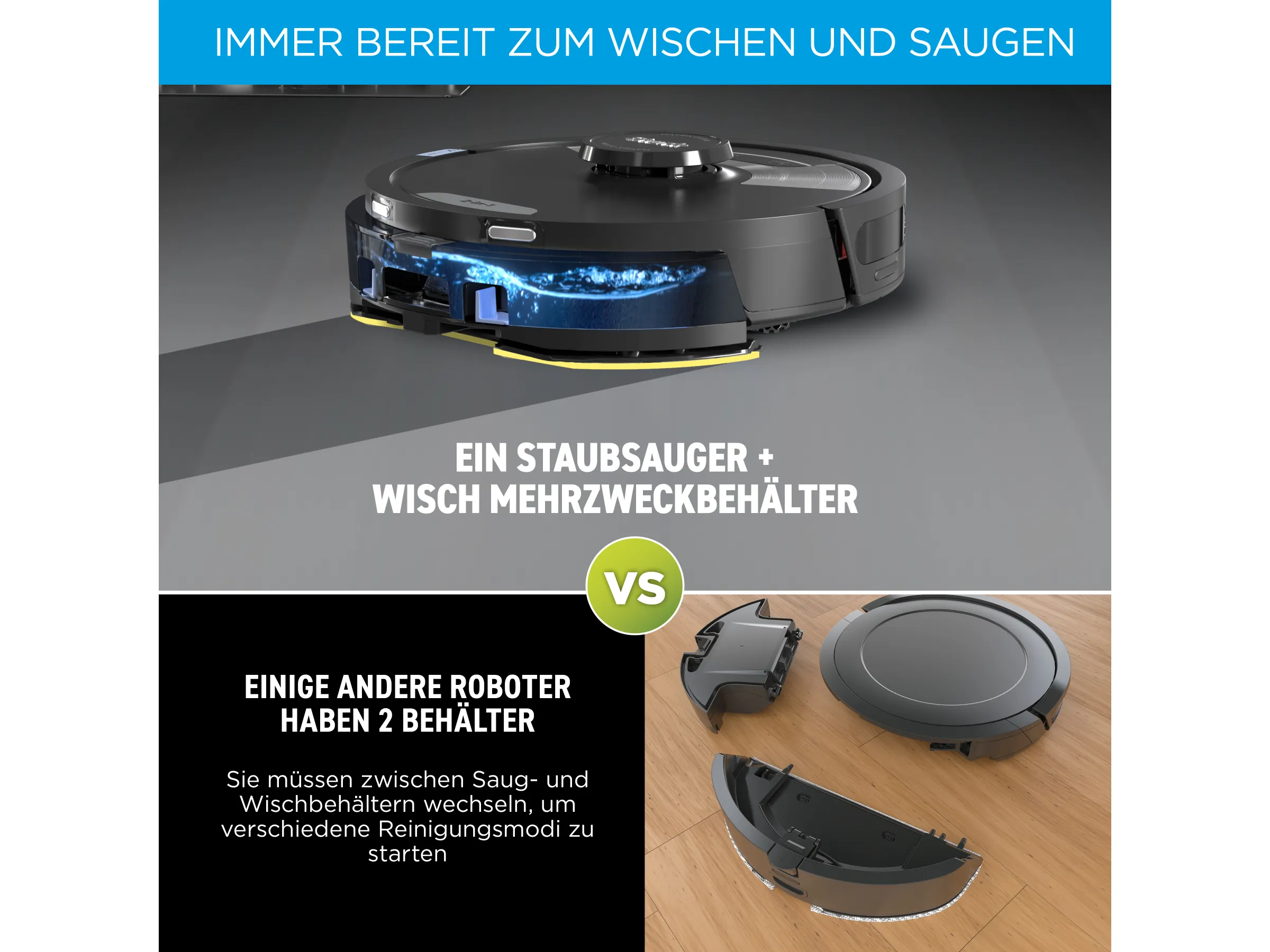 Shark Saug- und Wischroboter Matrix Plus 2-in-1 RV2620WAEU – Bild 7
