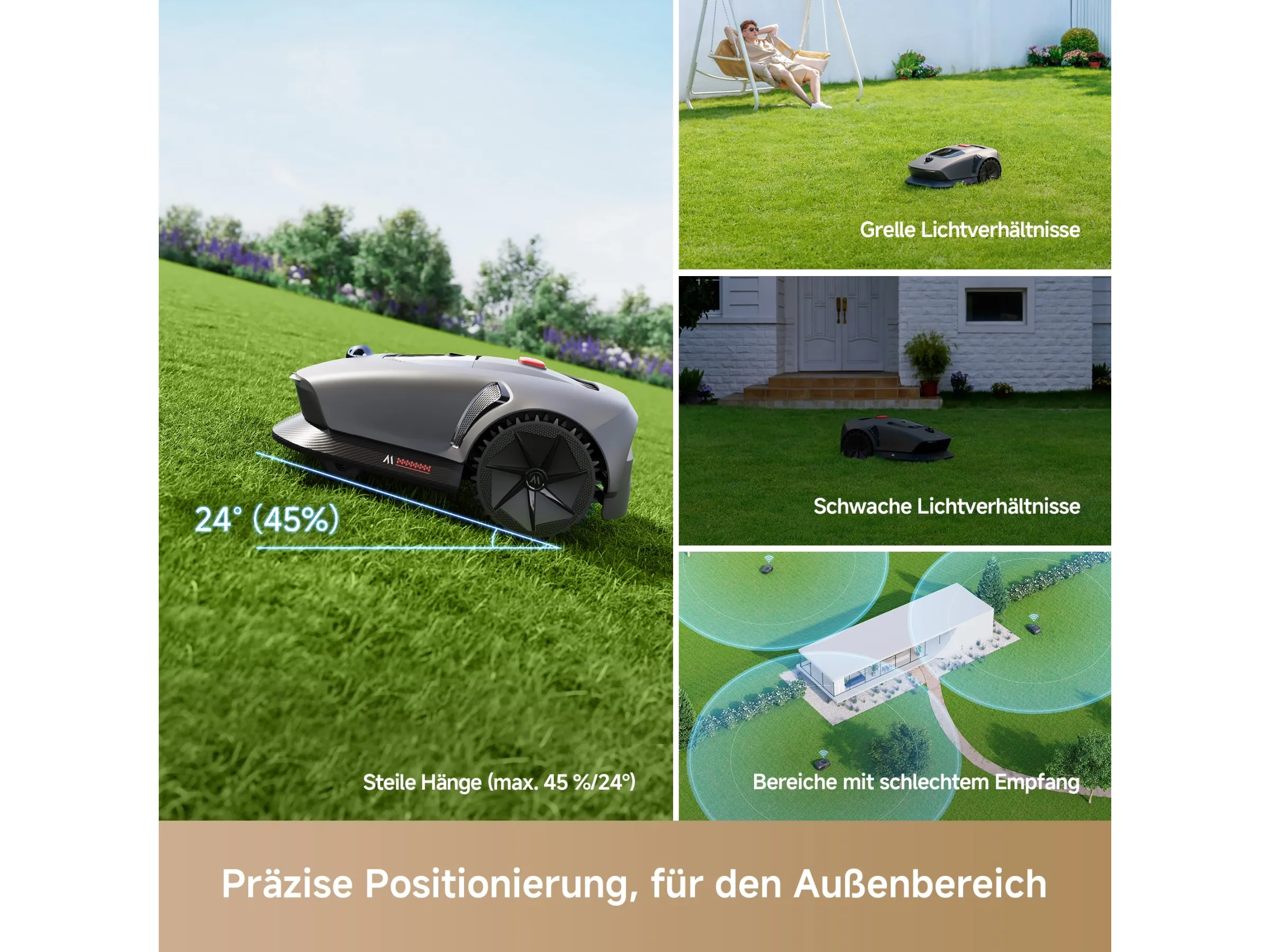 Dreame Mova Mähroboter 1.000 m² Drahtlos – Bild 3