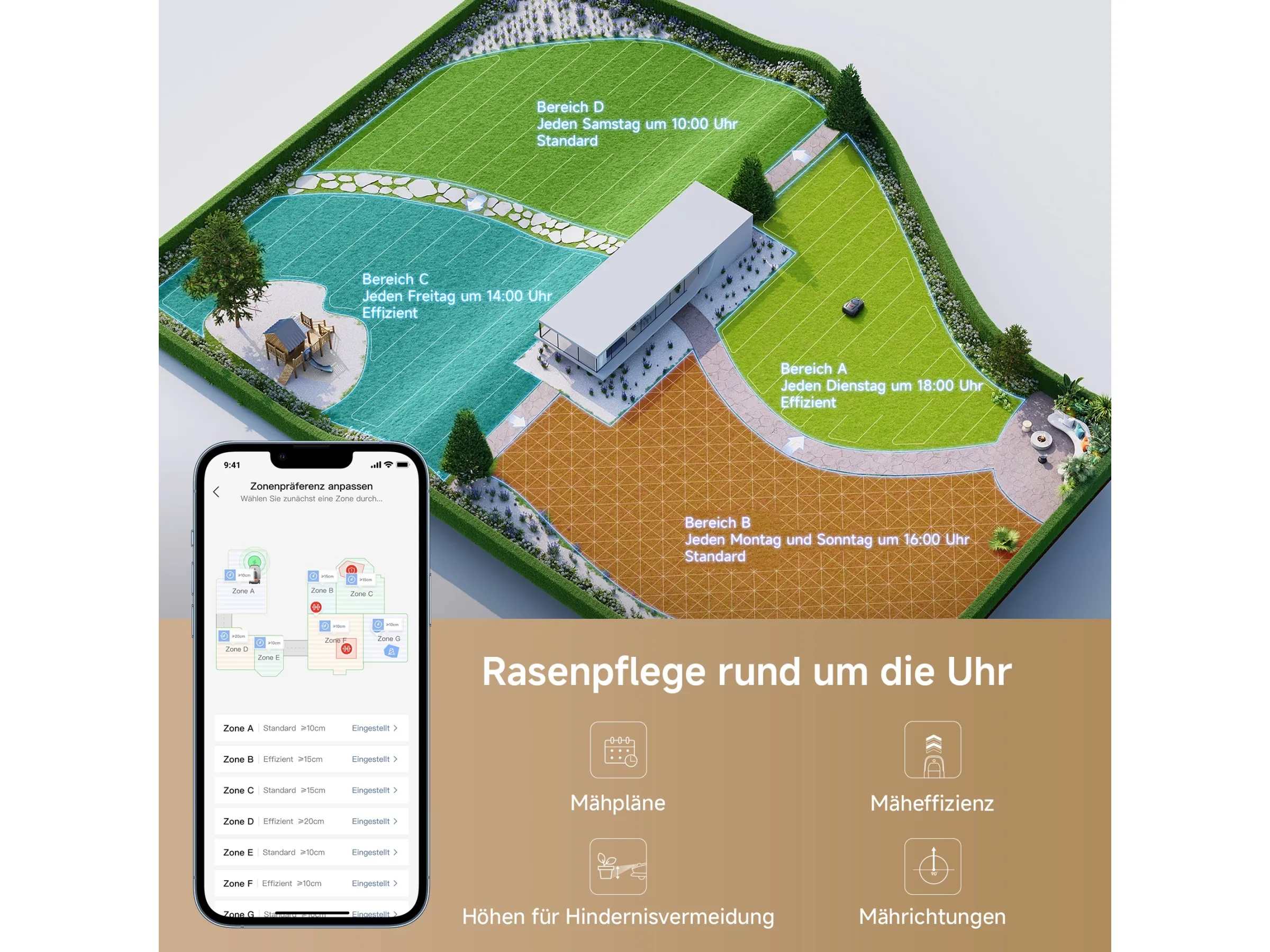 Dreame Mova Mähroboter 1.000 m² Drahtlos – Bild 2