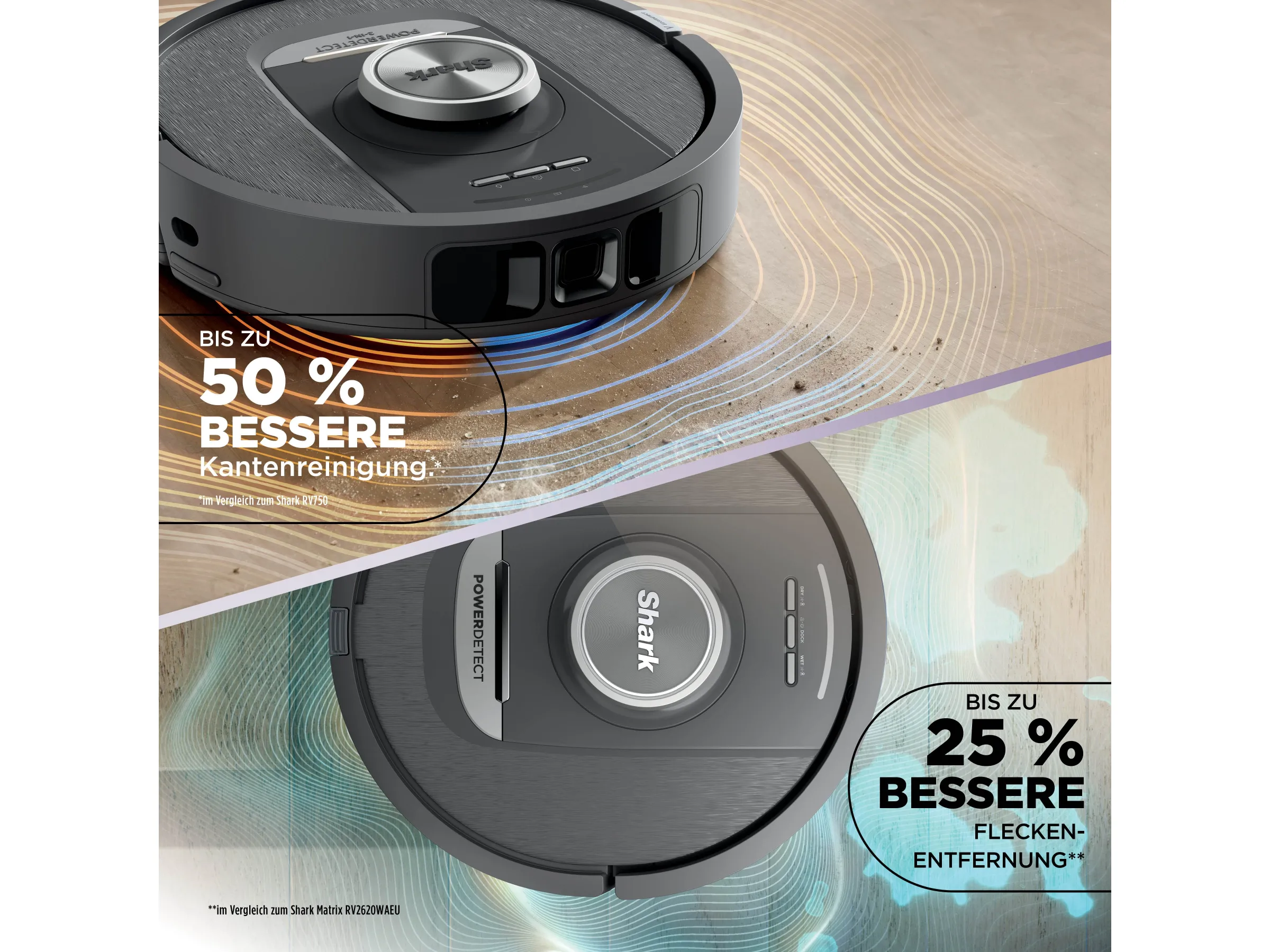 Shark Saug- und Wischroboter Power Detect Never Touch 2-in-1 RV2800YEEU – Bild 5