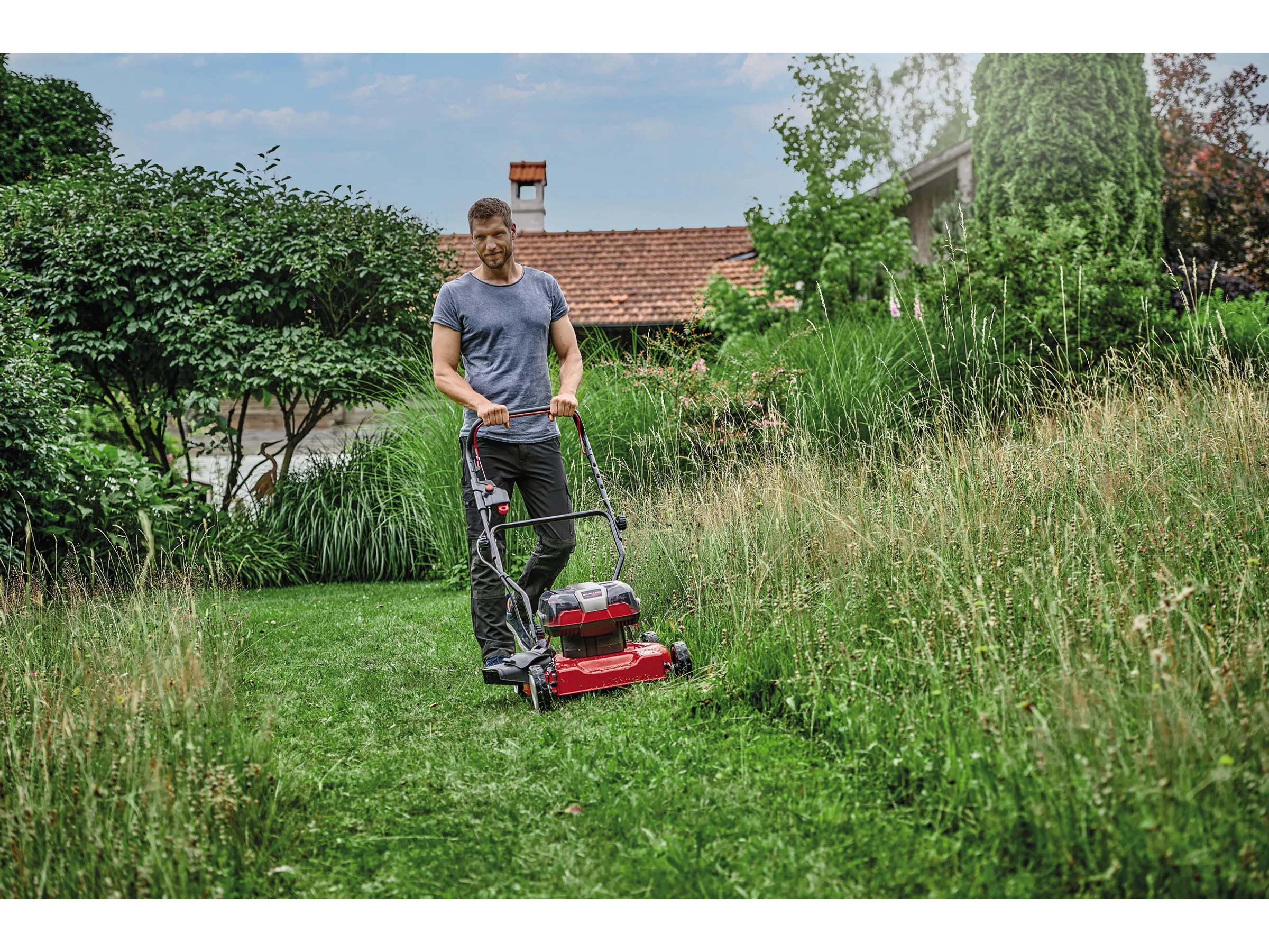 Einhell Power X-Change Akku-Rasenmäher GE-CM 36 48 Li M-Solo – Bild 3