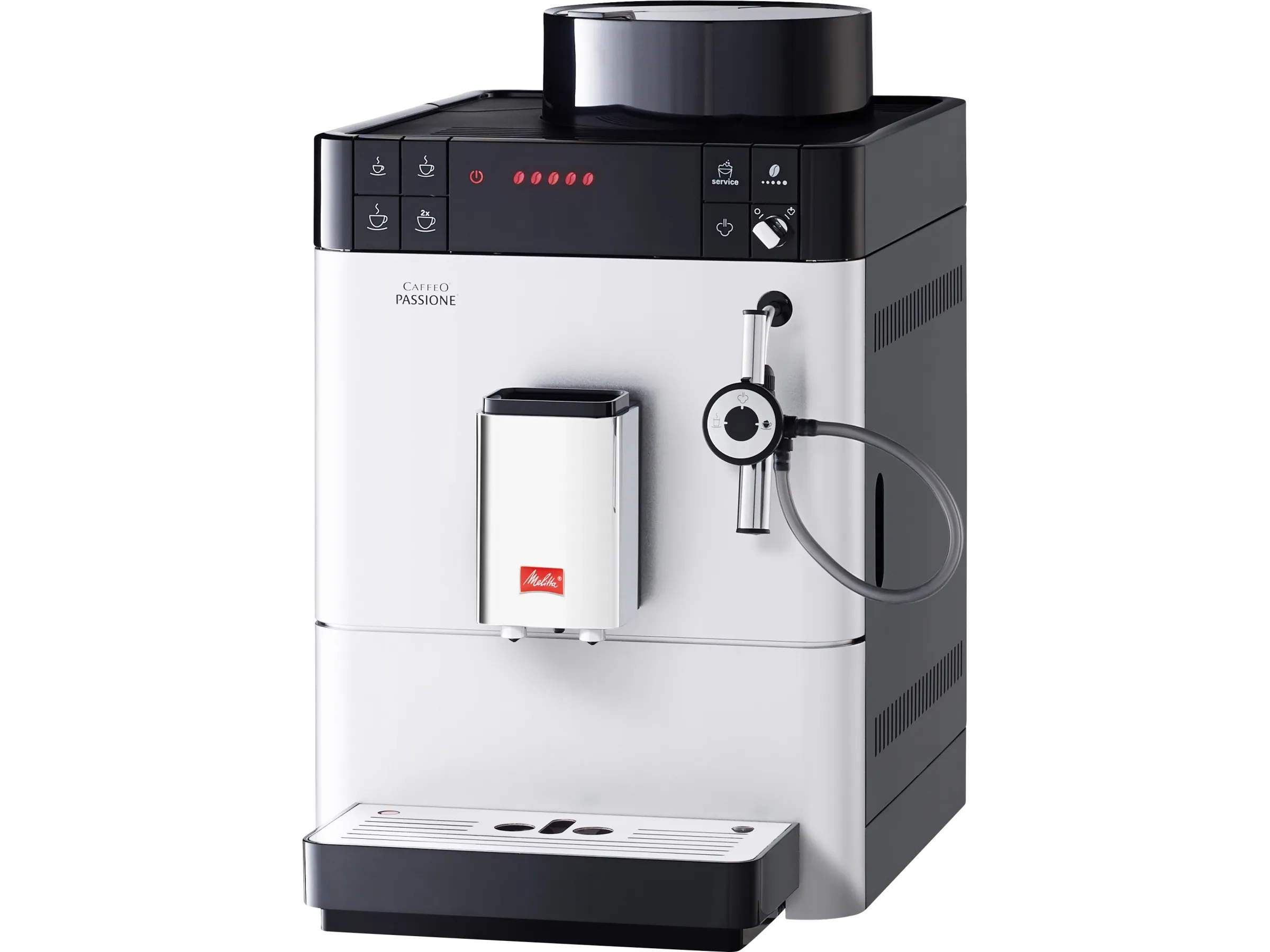 Melitta Espresso Kaffeevollautomat Caffeo Passione Silber – Bild 5