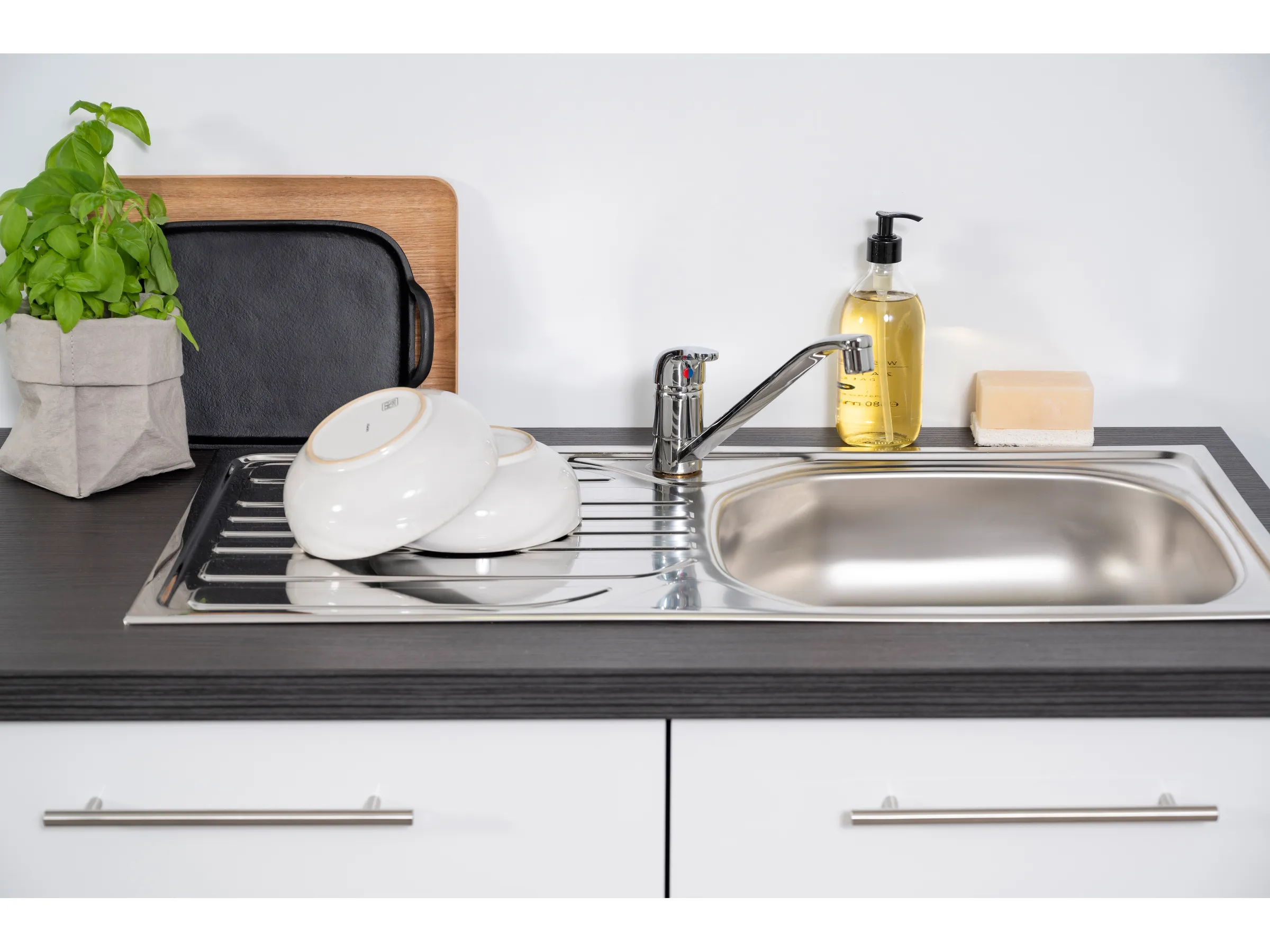 Respekta Premium Winkelküche RP290WWC 290 x 200 cm Weiß Hochglanz-Weiß – Bild 8