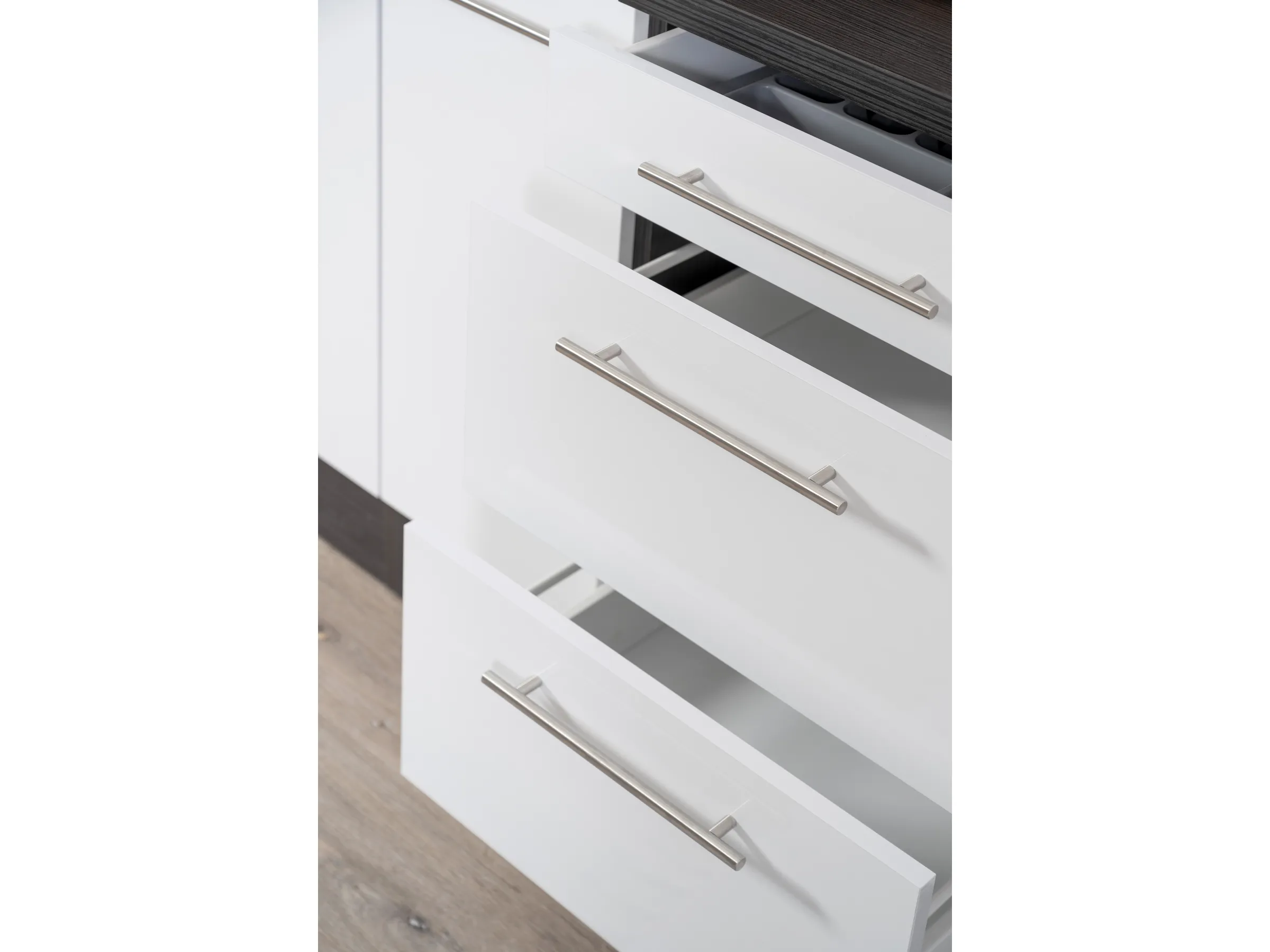 Respekta Premium Winkelküche RP290WWC 290 x 200 cm Weiß Hochglanz-Weiß – Bild 6