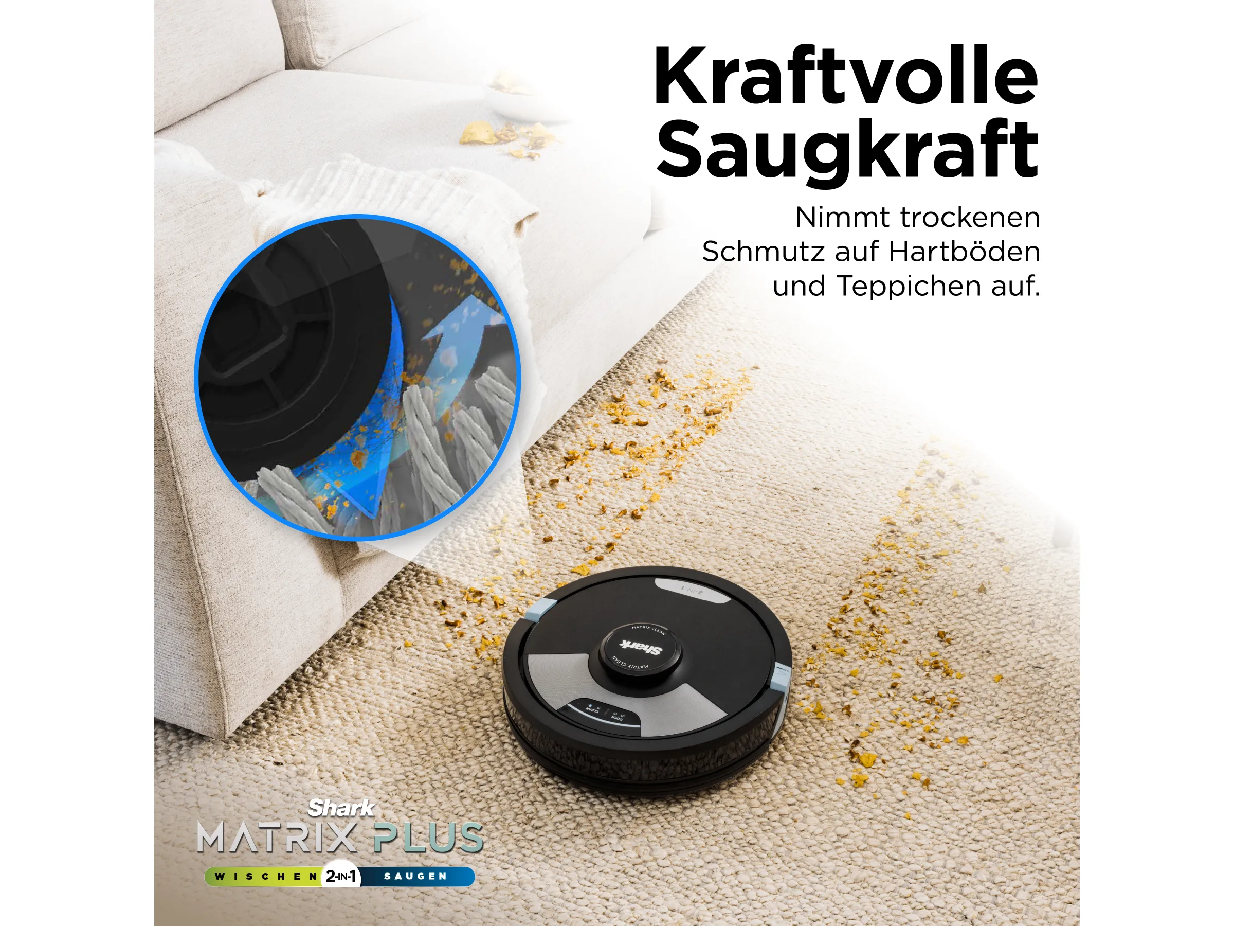 Shark Saug- und Wischroboter Matrix Plus 2-in-1 RV2620WAEU – Bild 11