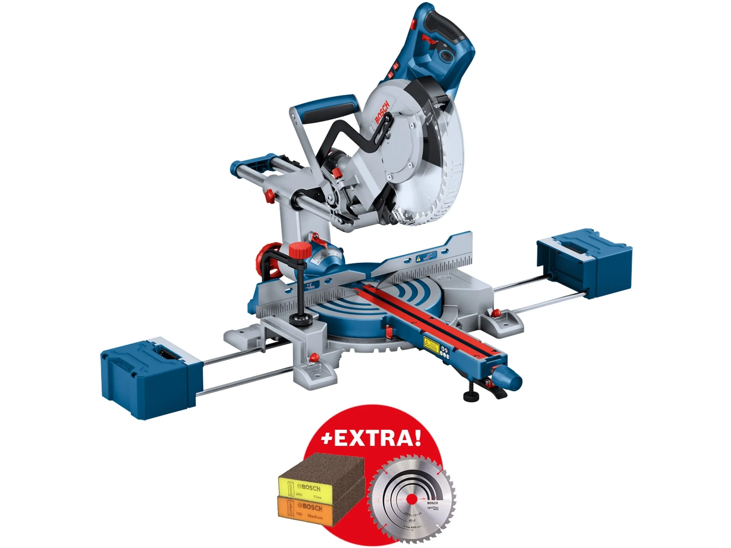 Bosch Professional Kapp- und Gehrungssäge GCM 305-254 D 1.500 W m. 2 x Sägeblatt – Bild 2