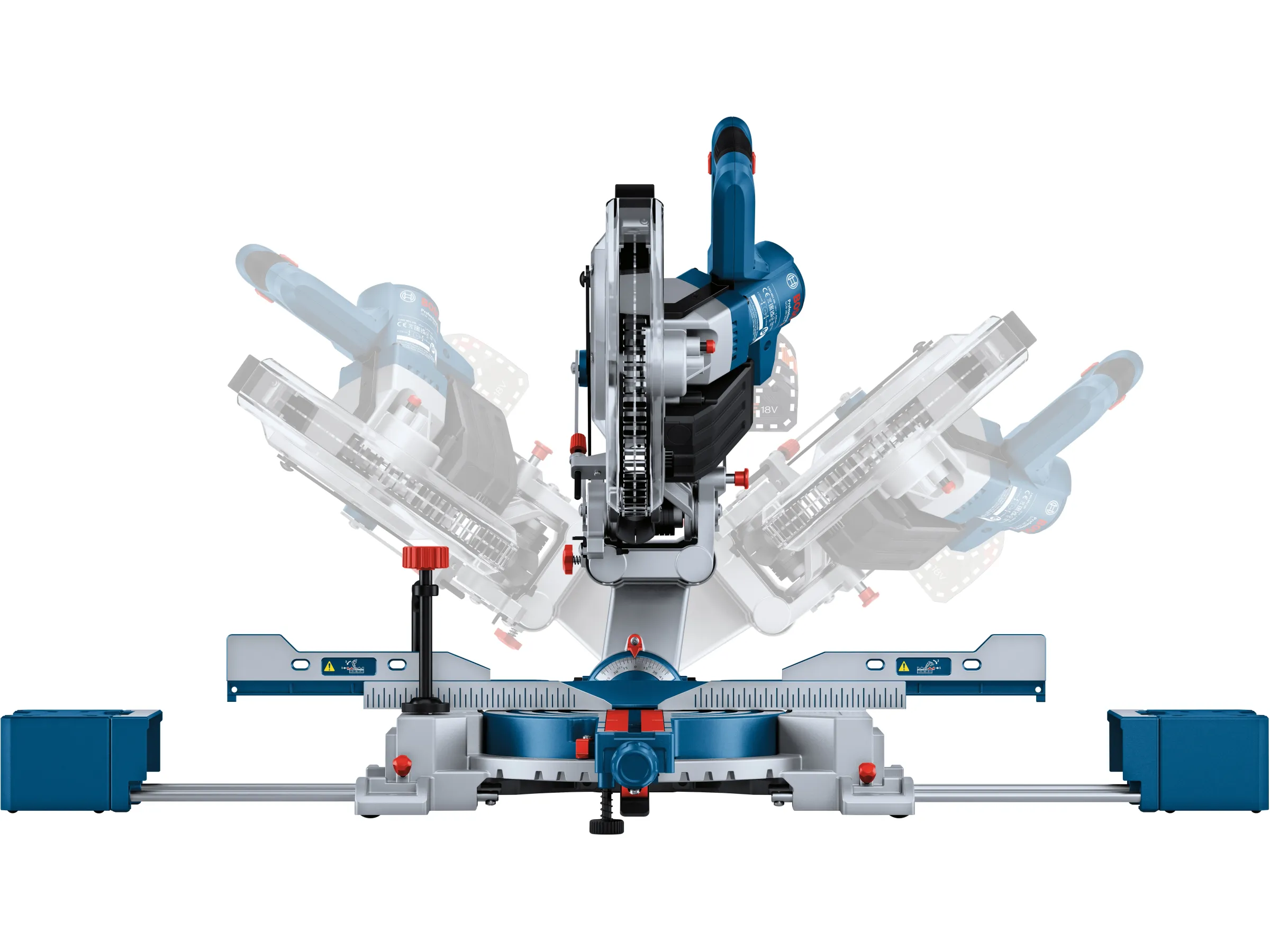 Bosch Professional Akku-Kapp- und Gehrungssäge GCM 18 V-254 D – Bild 3