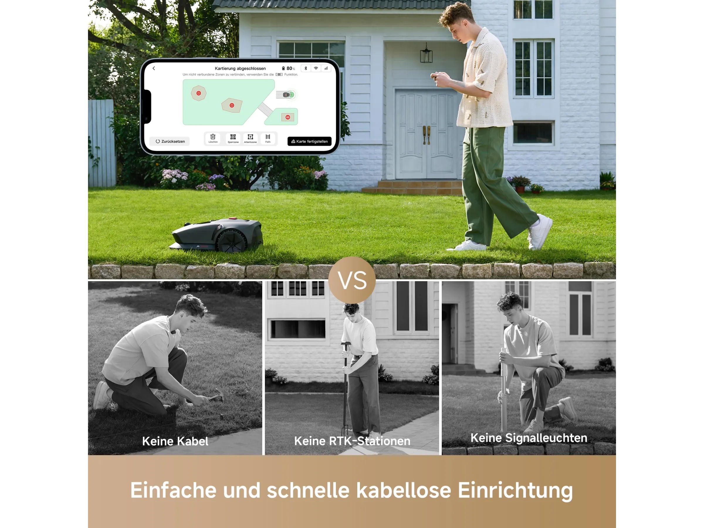 Dreame Mova Mähroboter 1.000 m² Drahtlos – Bild 5