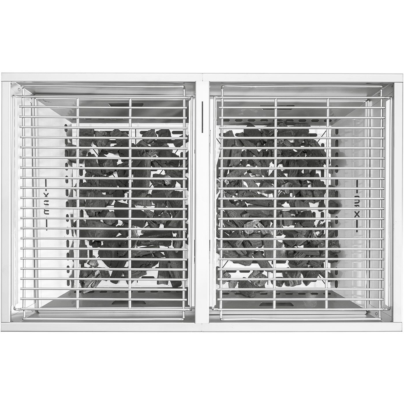 Thüros Holzkohlegrill T5 Edelstahl Säulengrill 50x80 cm – Bild 2