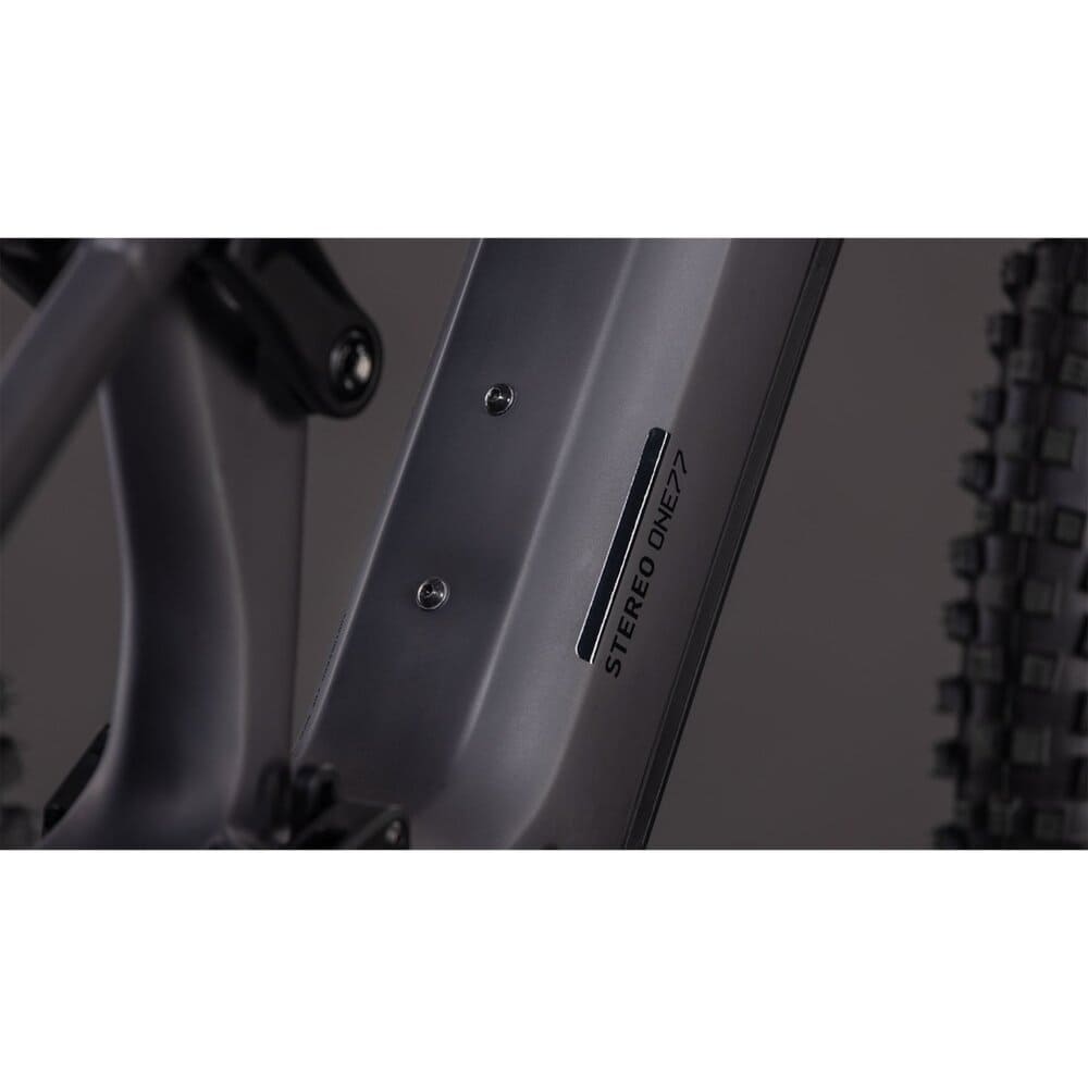 CUBE STEREO HYBRID ONE77 HPC Race 800 Carbon E-Mountainbike 2026 M XL irongrey / black – Bild 4