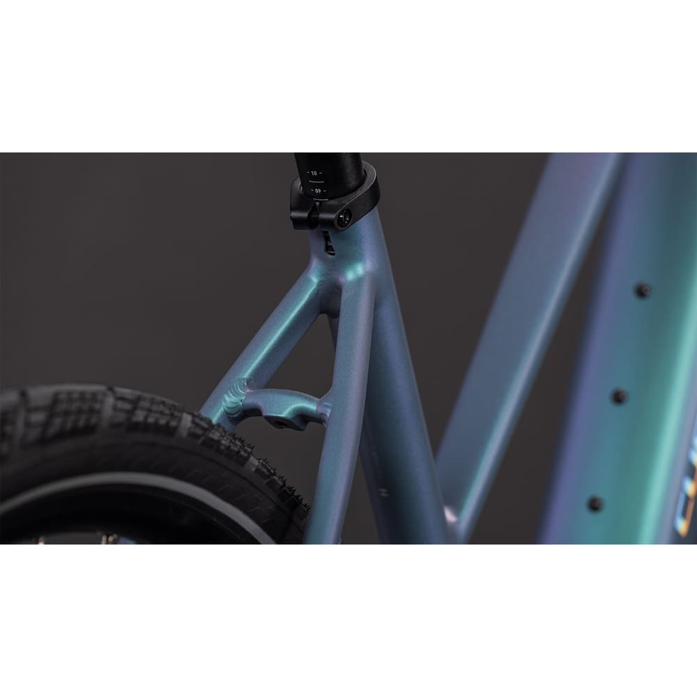 CUBE EDITOR HYBRID SLT 400X City E-Bike Trapeze 2026 - smaragdgrey – Bild 6