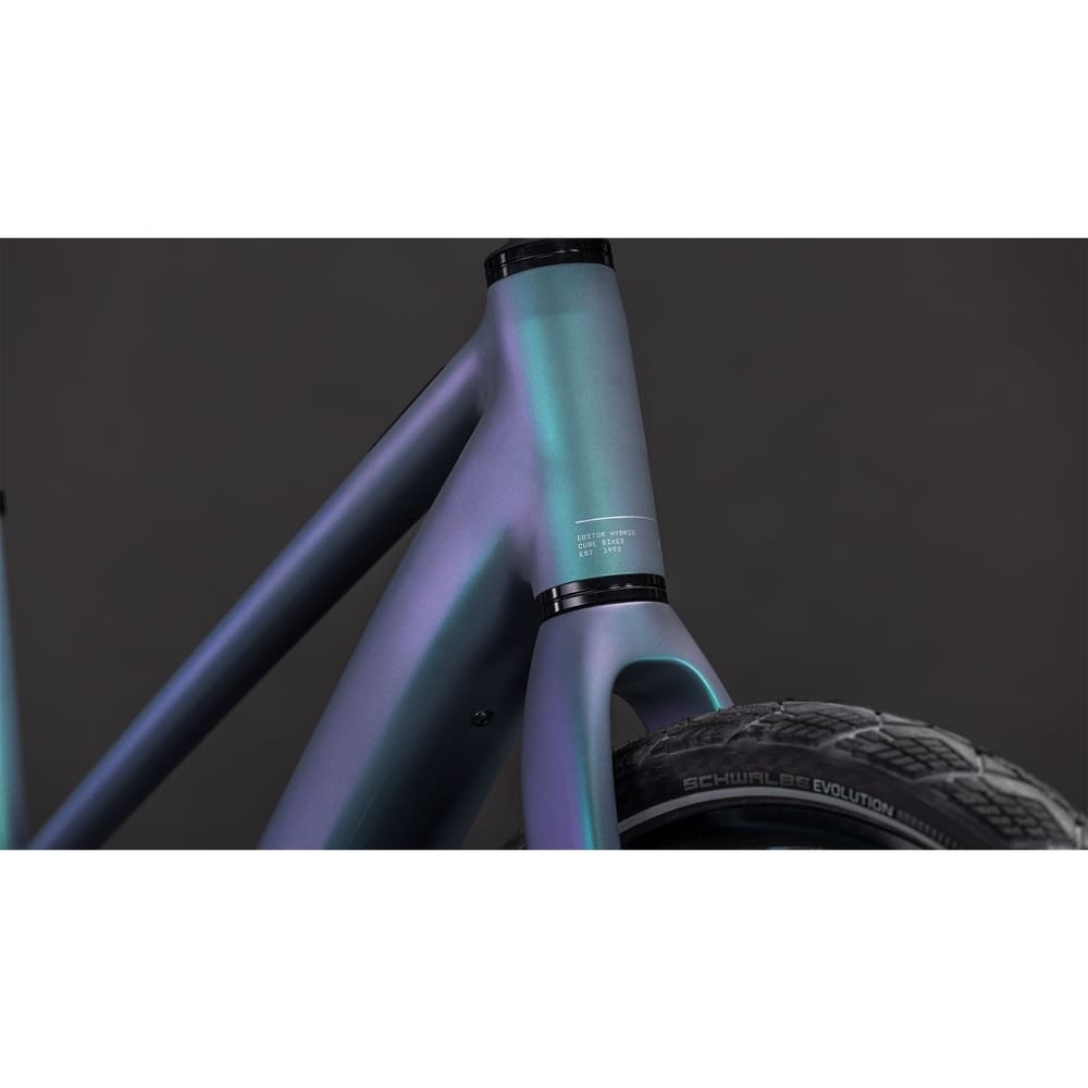 CUBE EDITOR HYBRID SLT 400X City E-Bike Trapeze 2026 - smaragdgrey – Bild 8