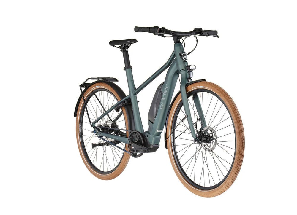 Ortler E-Speeder 400 City E-Bike schwarz/silber/petrol – Bild 2