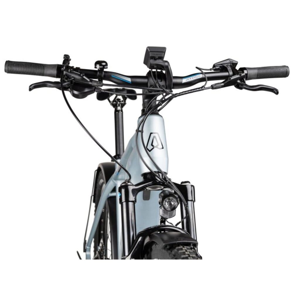 Axess Force Pro Allroad 29" E-Mountainbike 2025 misty silver matt/black/sky – Bild 4