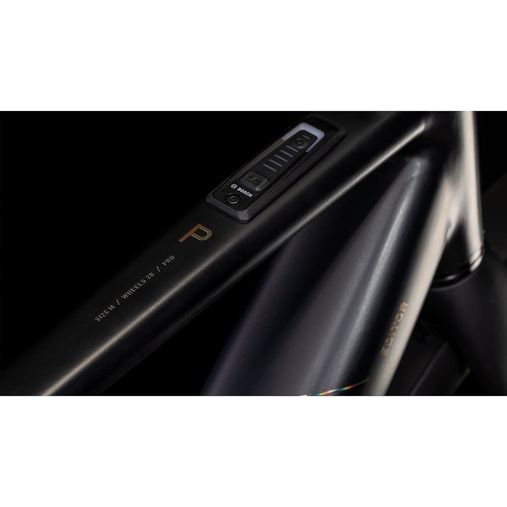 E-Bike CUBE EDITOR HYBRID Pro FE 400X City 2025 black – Bild 4