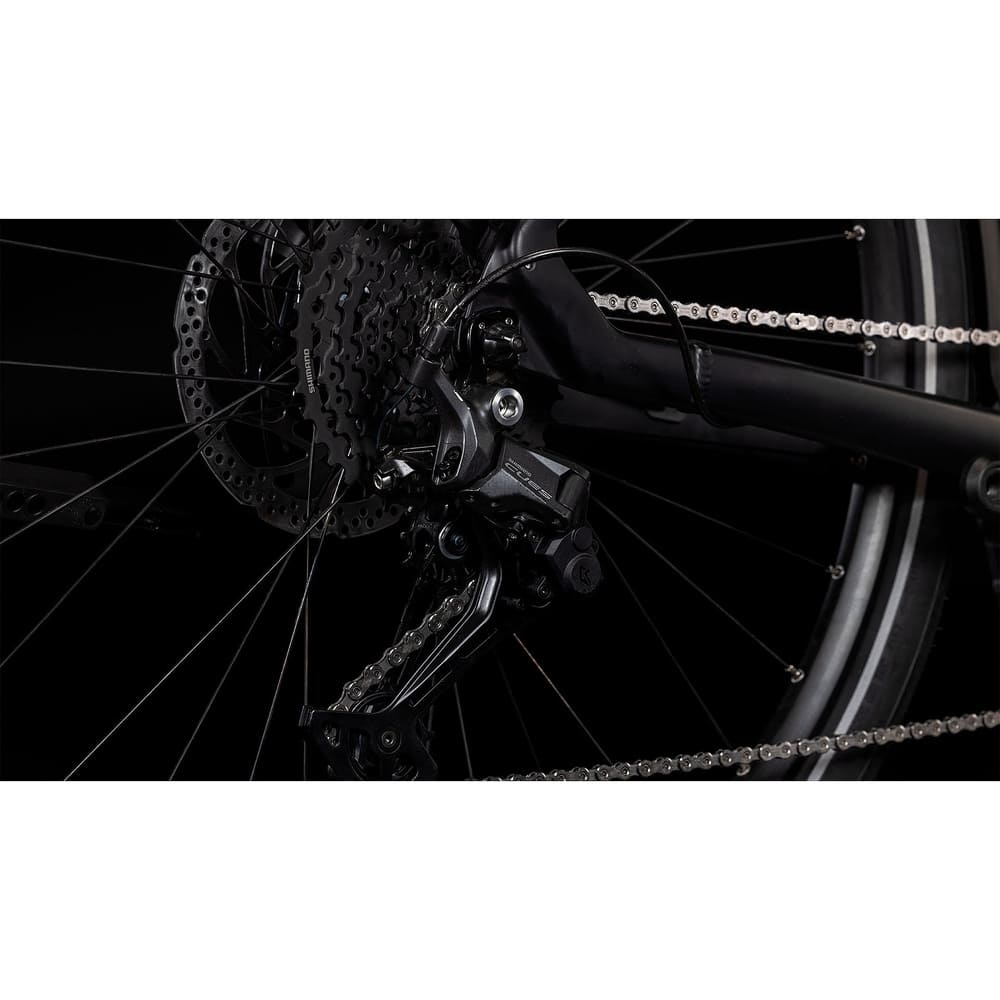 E-Bike CUBE EDITOR HYBRID Pro FE 400X City 2025 black – Bild 8