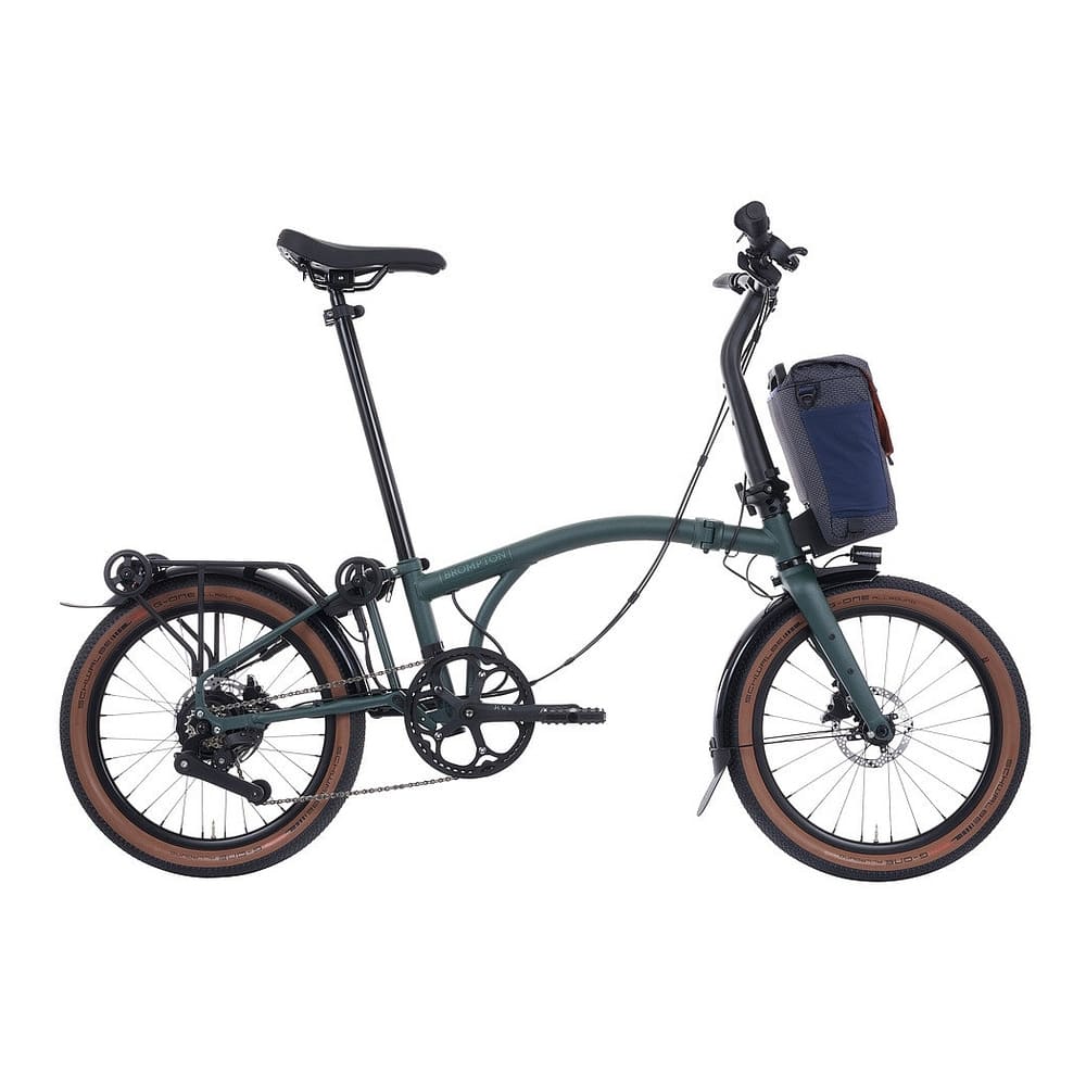 E-Faltrad Brompton Electric G Line 20" 4-Speed 2025 Small Bar traildust white – Bild 2