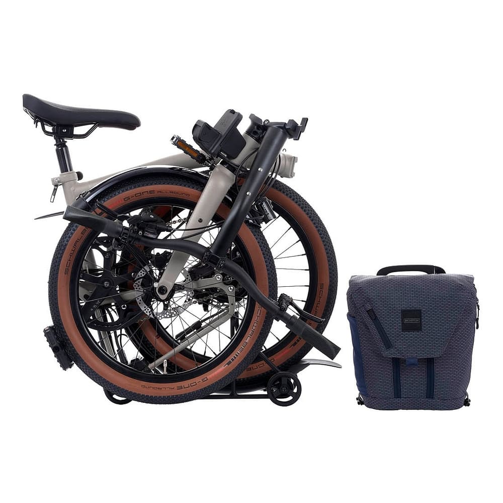 Brompton E-Faltrad Electric G Line 20" 4-Speed 2025 Medium Bar traildust white – Bild 5