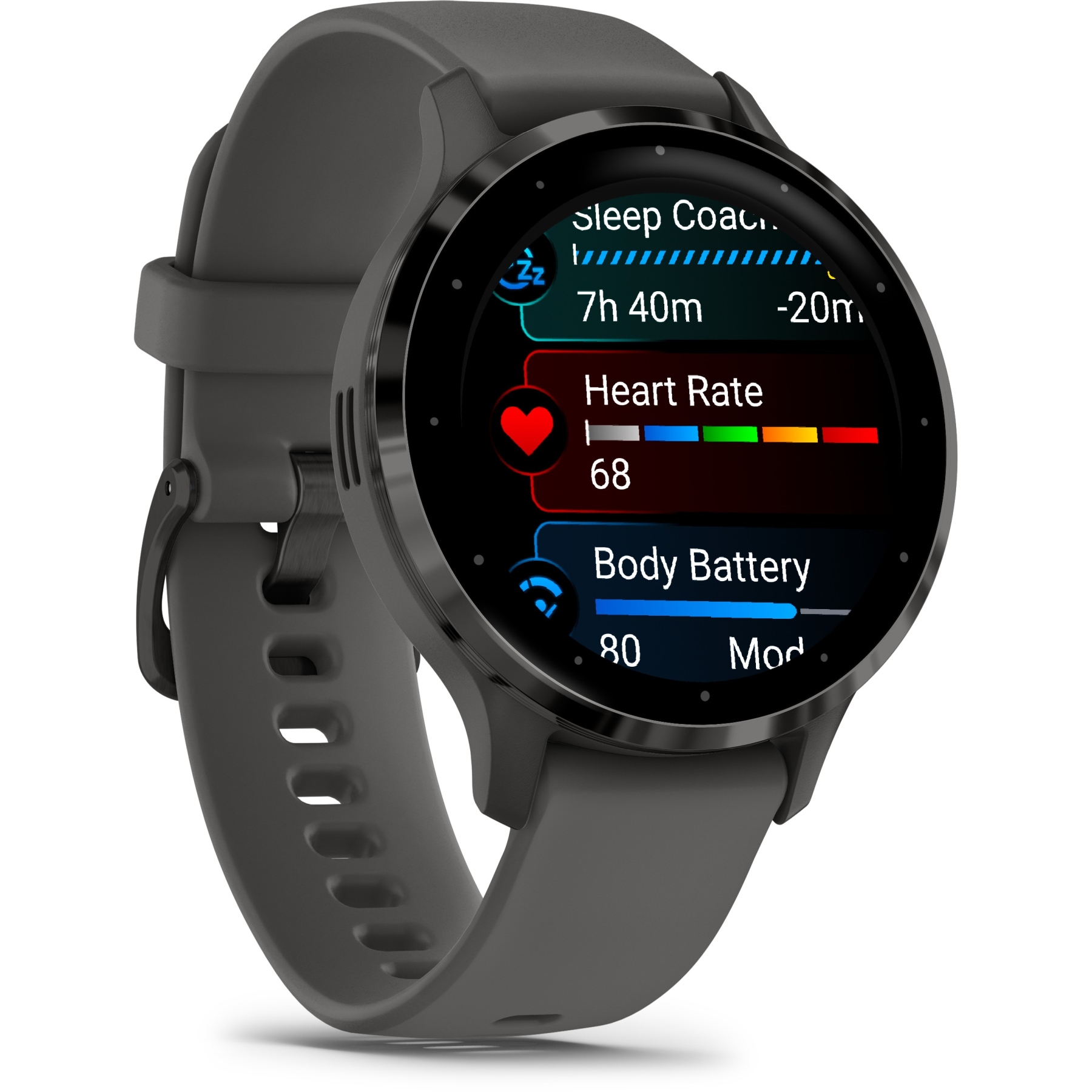 Garmin Venu 3S GPS Smartwatch kieselgrau/schiefergrau – Bild 9