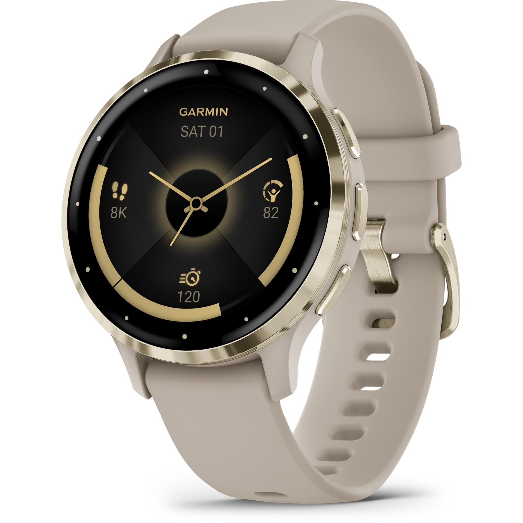 Garmin Venu 3S GPS Smartwatch kieselgrau/schiefergrau – Bild 11